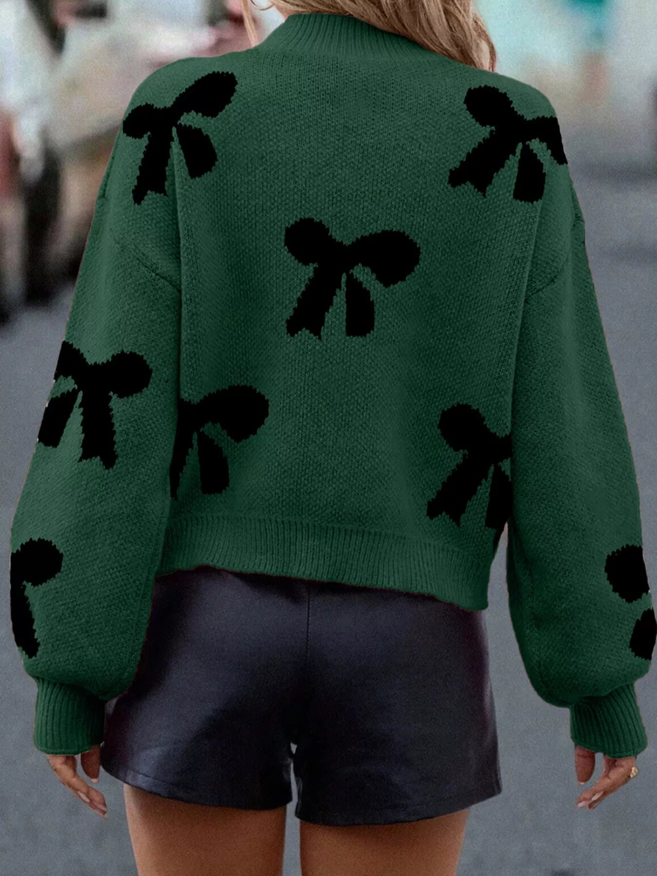 Pearls and Bows Sweater