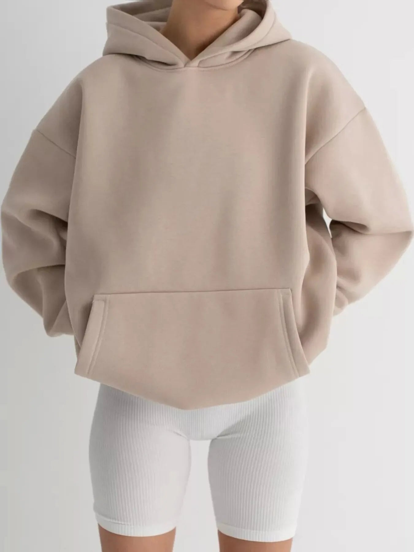 Oversized Kangaroo Pocket Hoodie