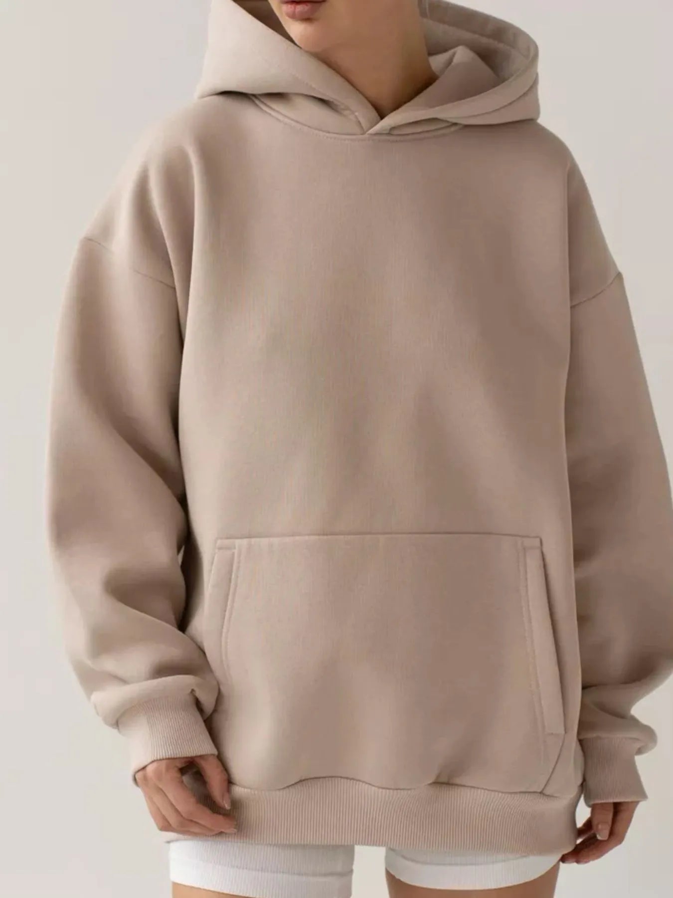 Oversized Kangaroo Pocket Hoodie
