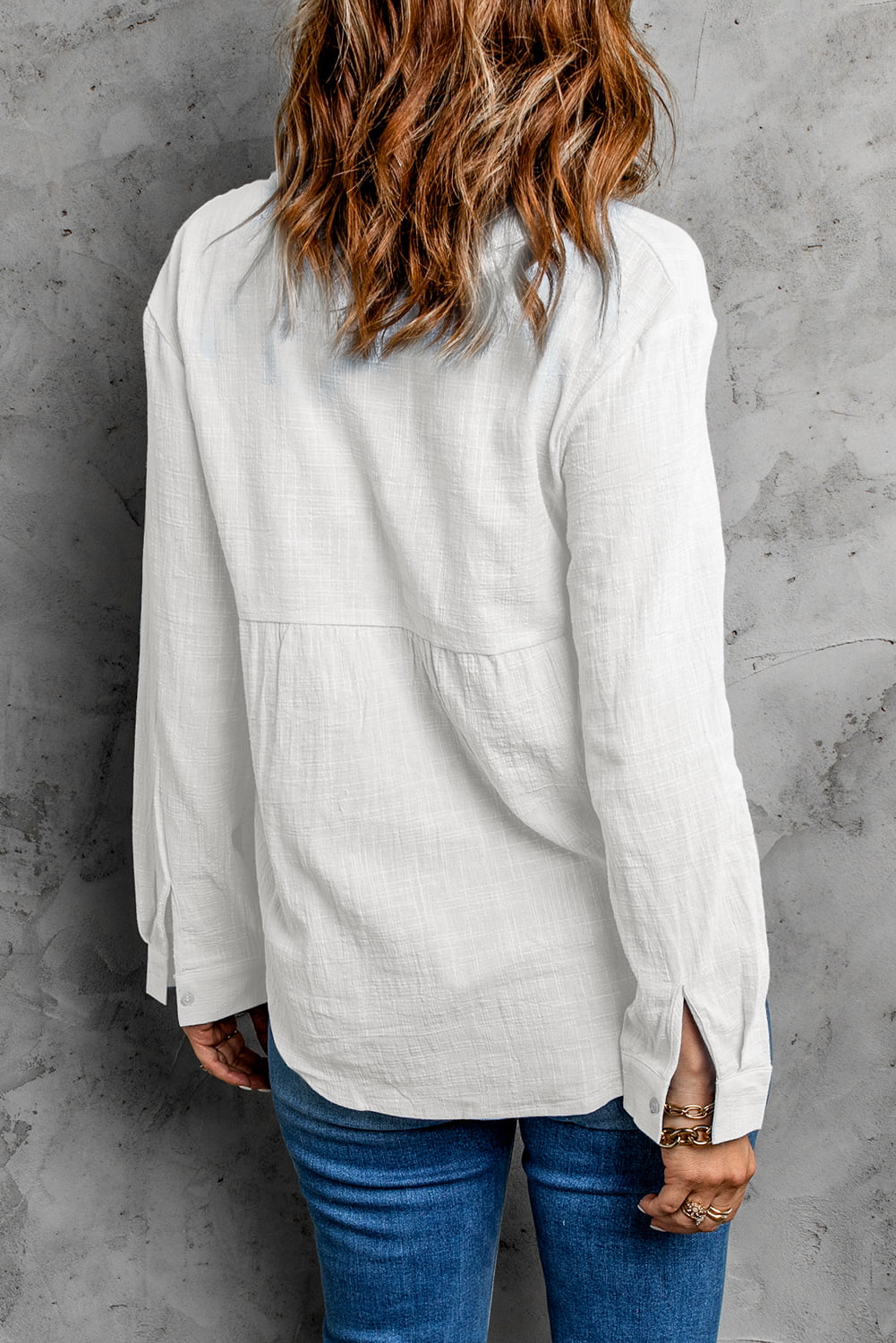 Women's Textured Button Front Shirt