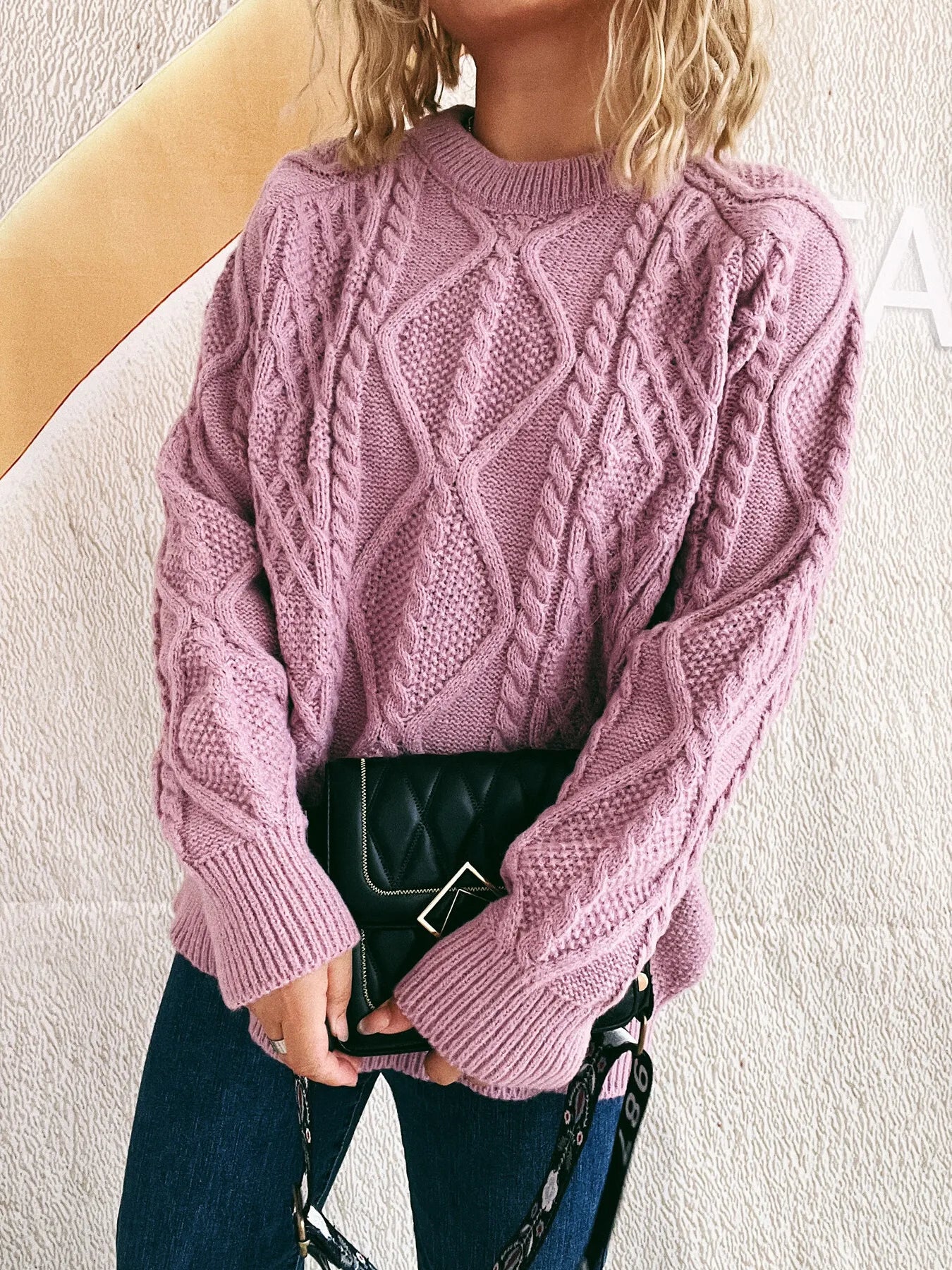Chunky Cable Knit Sweater