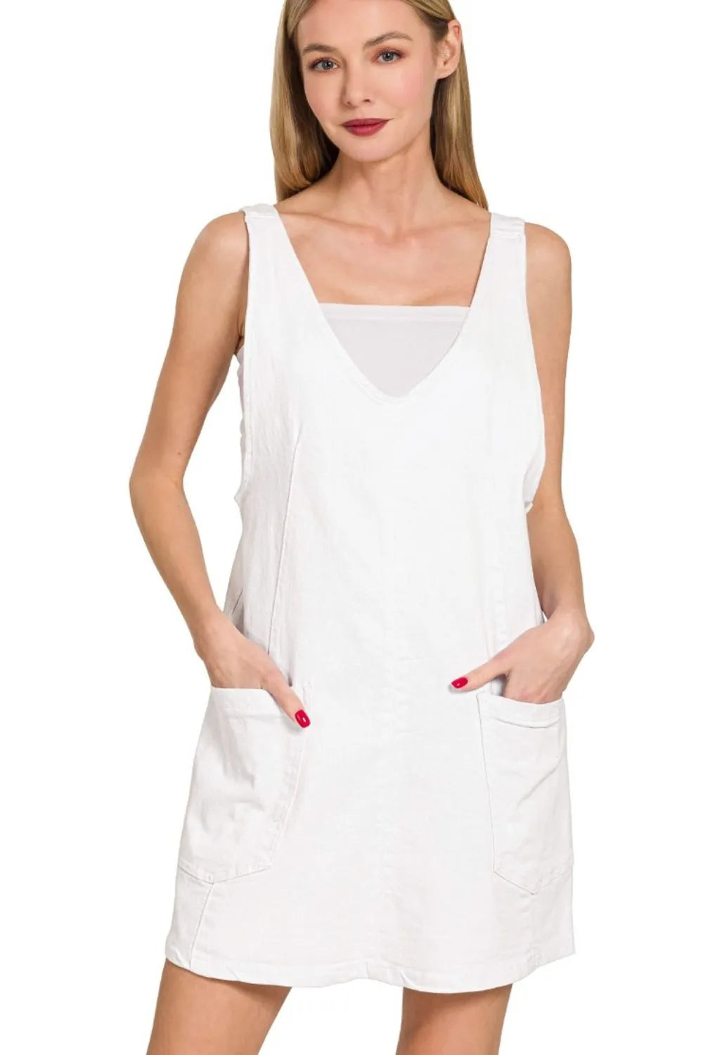 Women's Denim Overall Dress