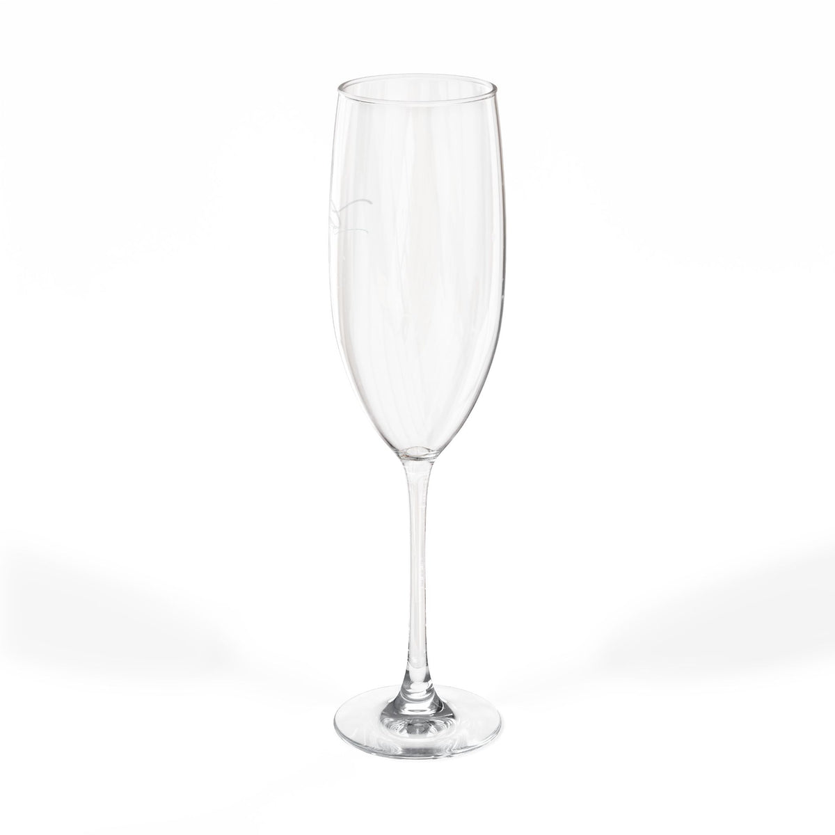 Engraved LOVE Script Champagne Glass | 8oz Champagne Flute