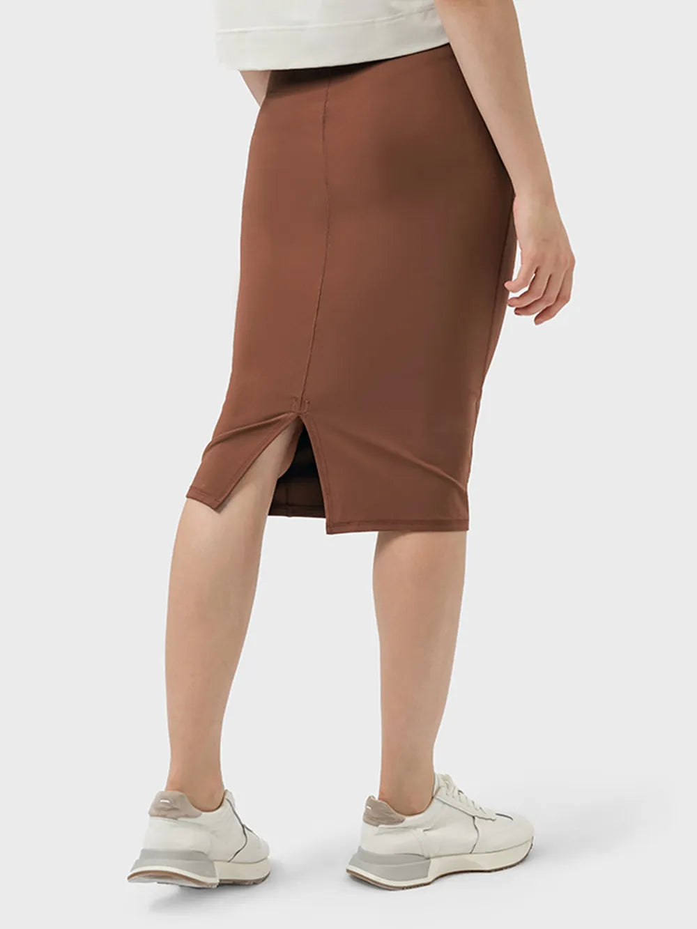 Active Midi Skirt with Back Slit