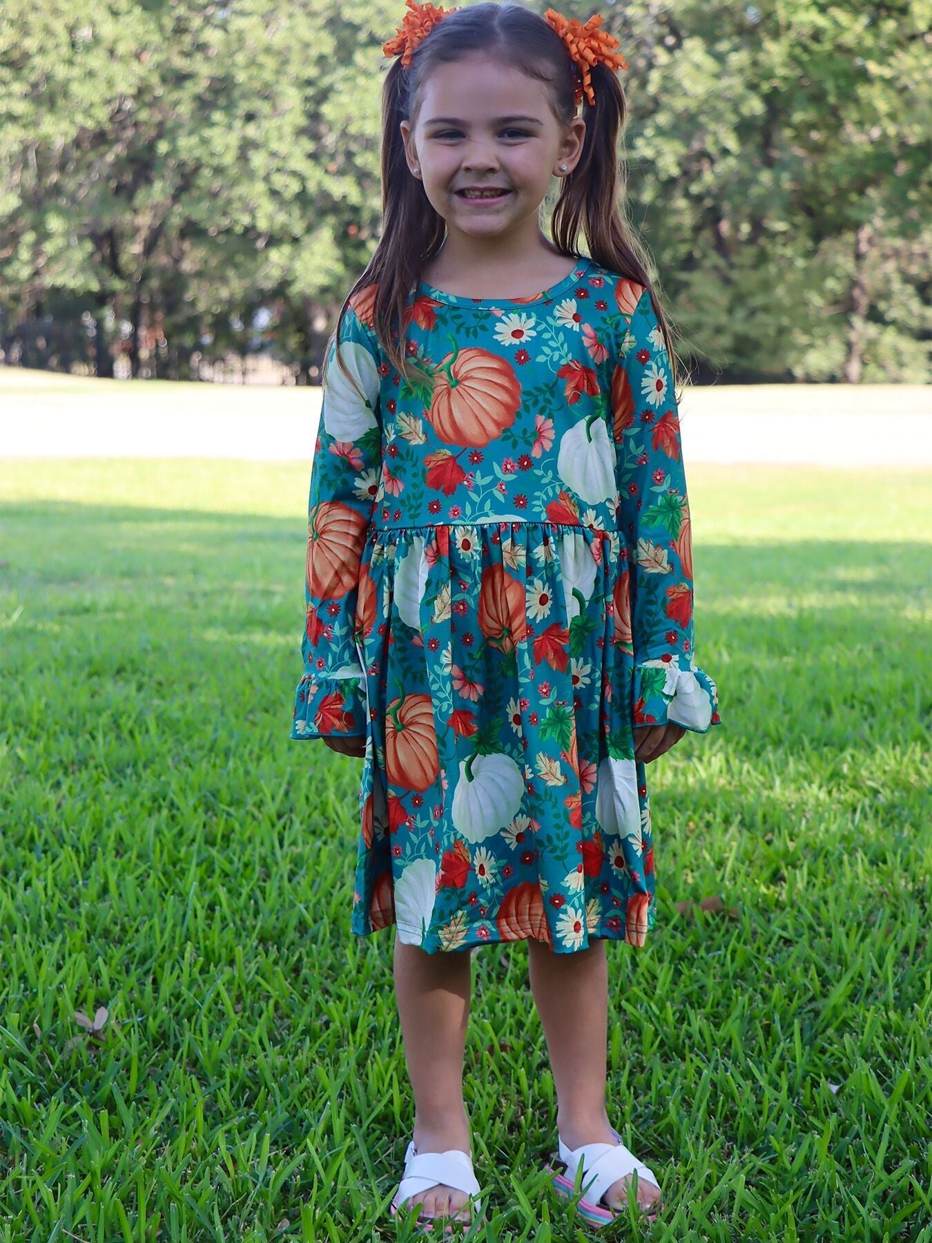 Pumpkin Patch Dress Set (2 Pcs)