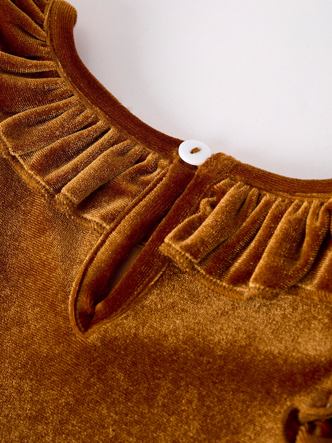 Autumn Velvet Girls Dress — Three Color Options