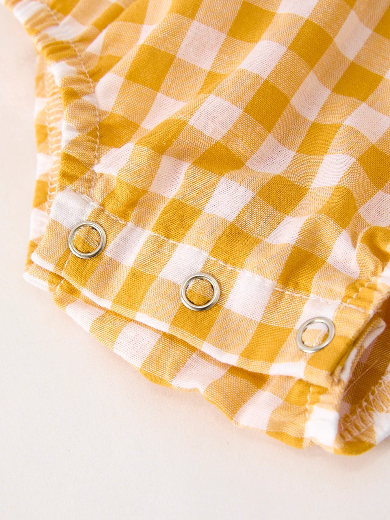 Thanksgiving Plaid Romper
