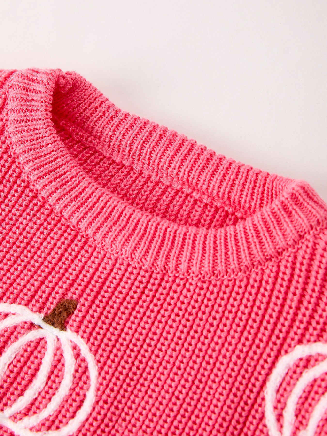 Pink Pumpkin Pullover Sweater