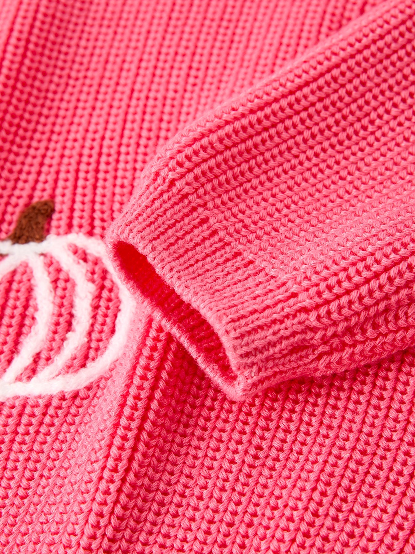 Pink Pumpkin Pullover Sweater