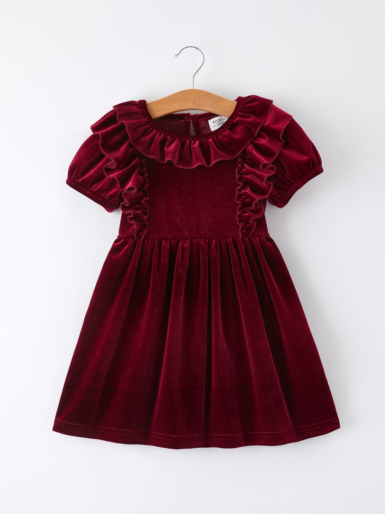 Autumn Velvet Girls Dress — Three Color Options