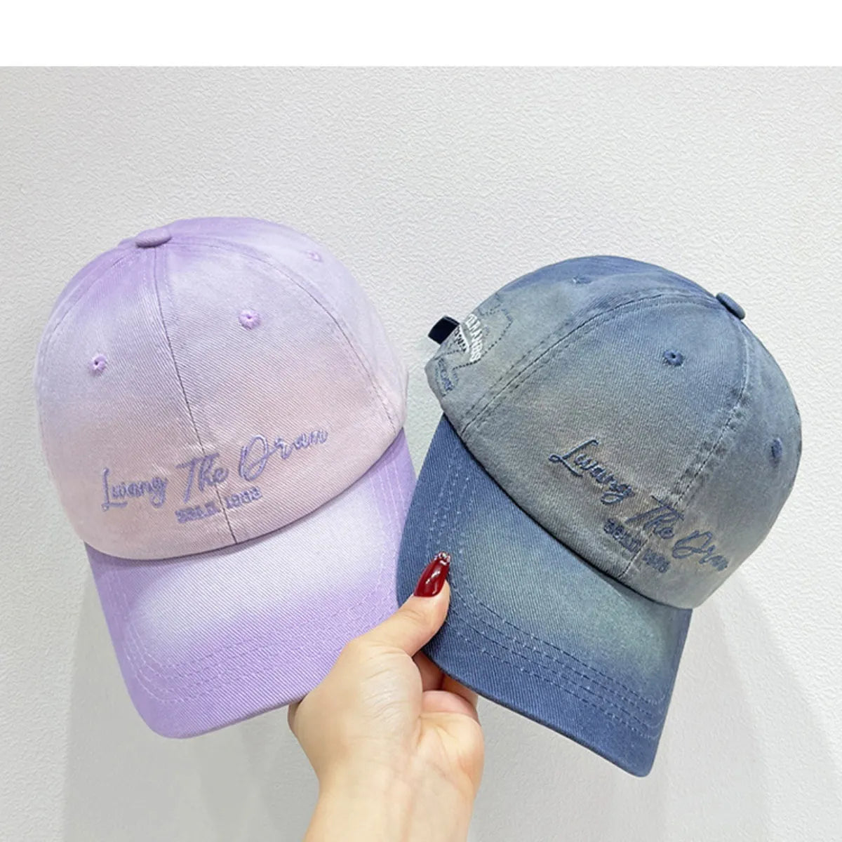 Living the Dream Gradient Denim Baseball Cap