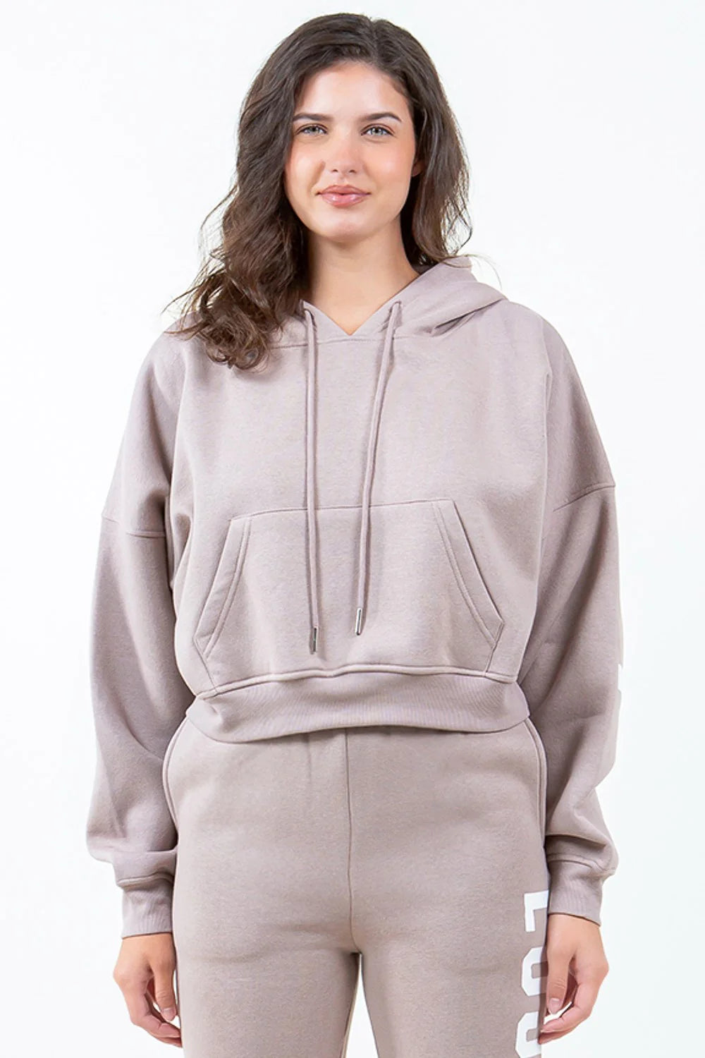 LOS ANGELES Cropped Hoodie