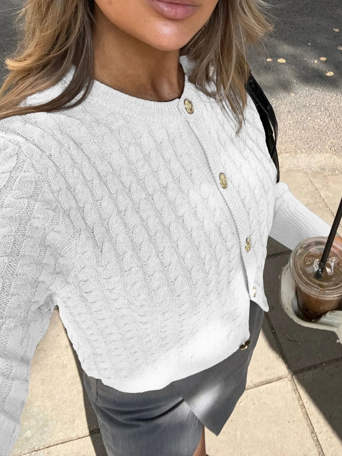 Cable Knit Cardigan