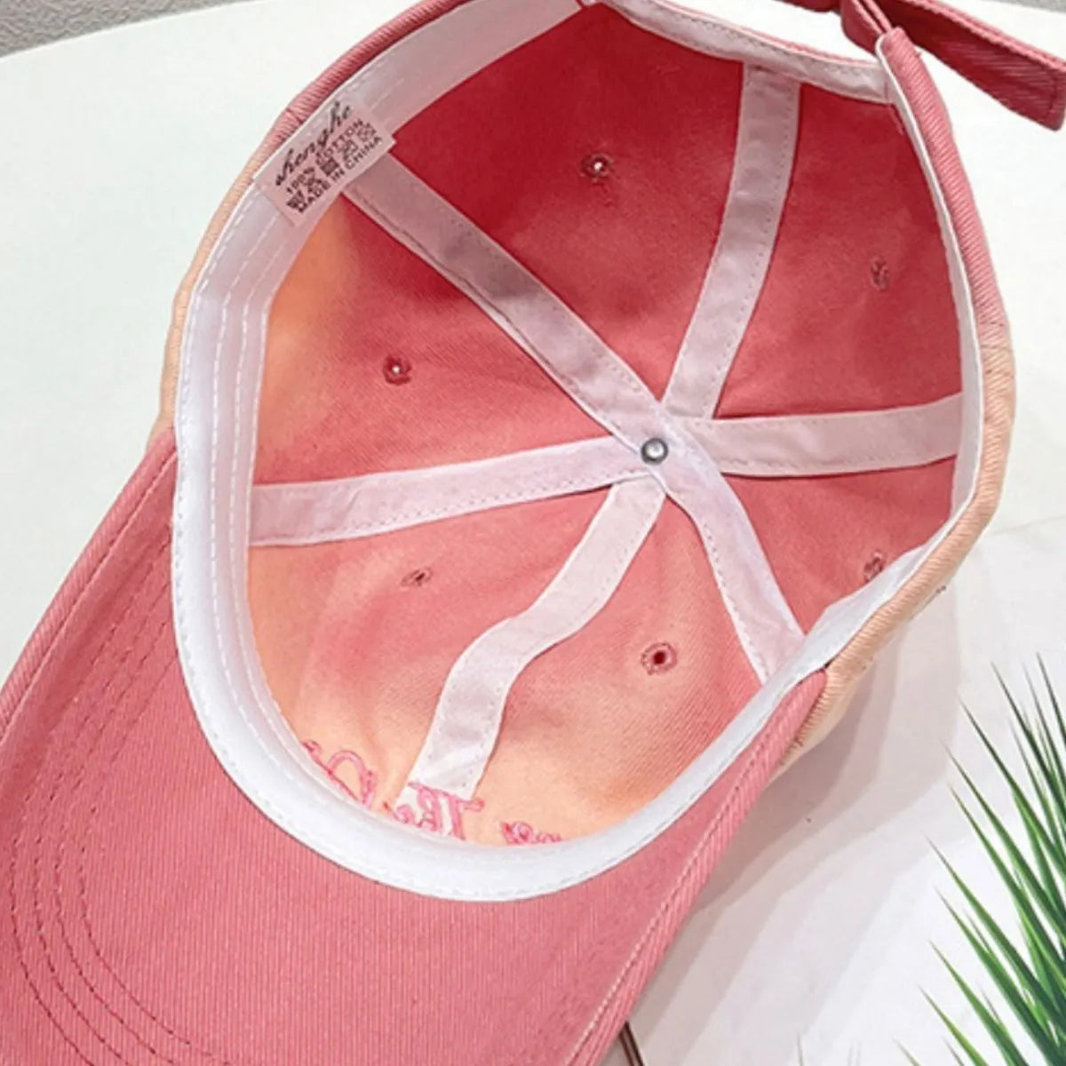Living the Dream Gradient Denim Baseball Cap