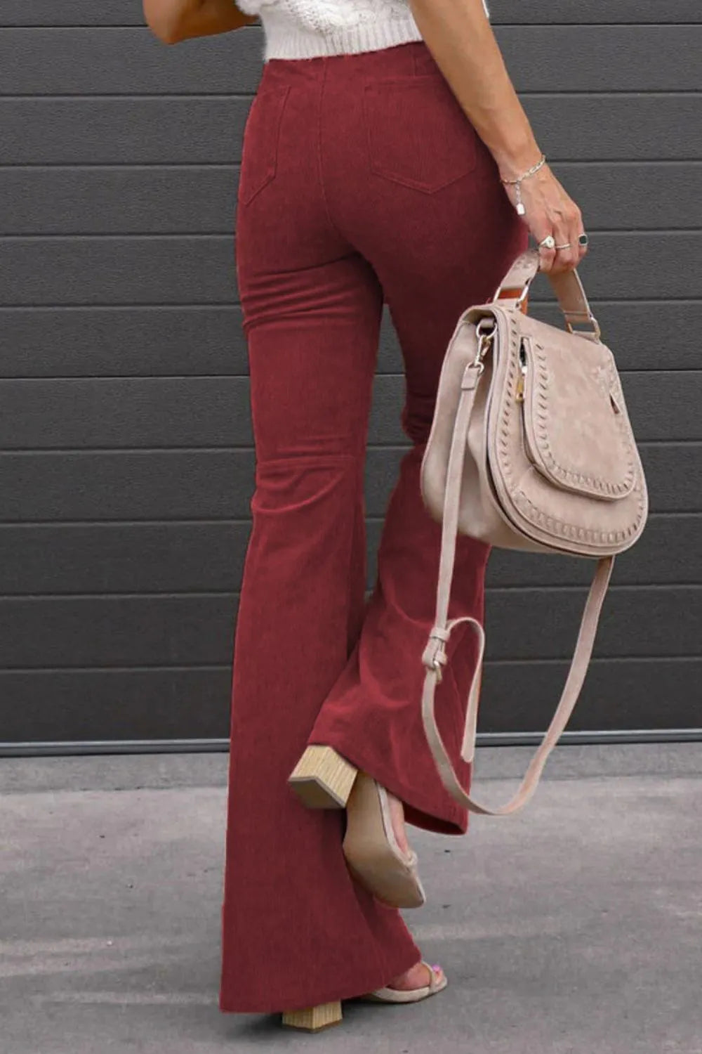 High Waist Bootcut Pants