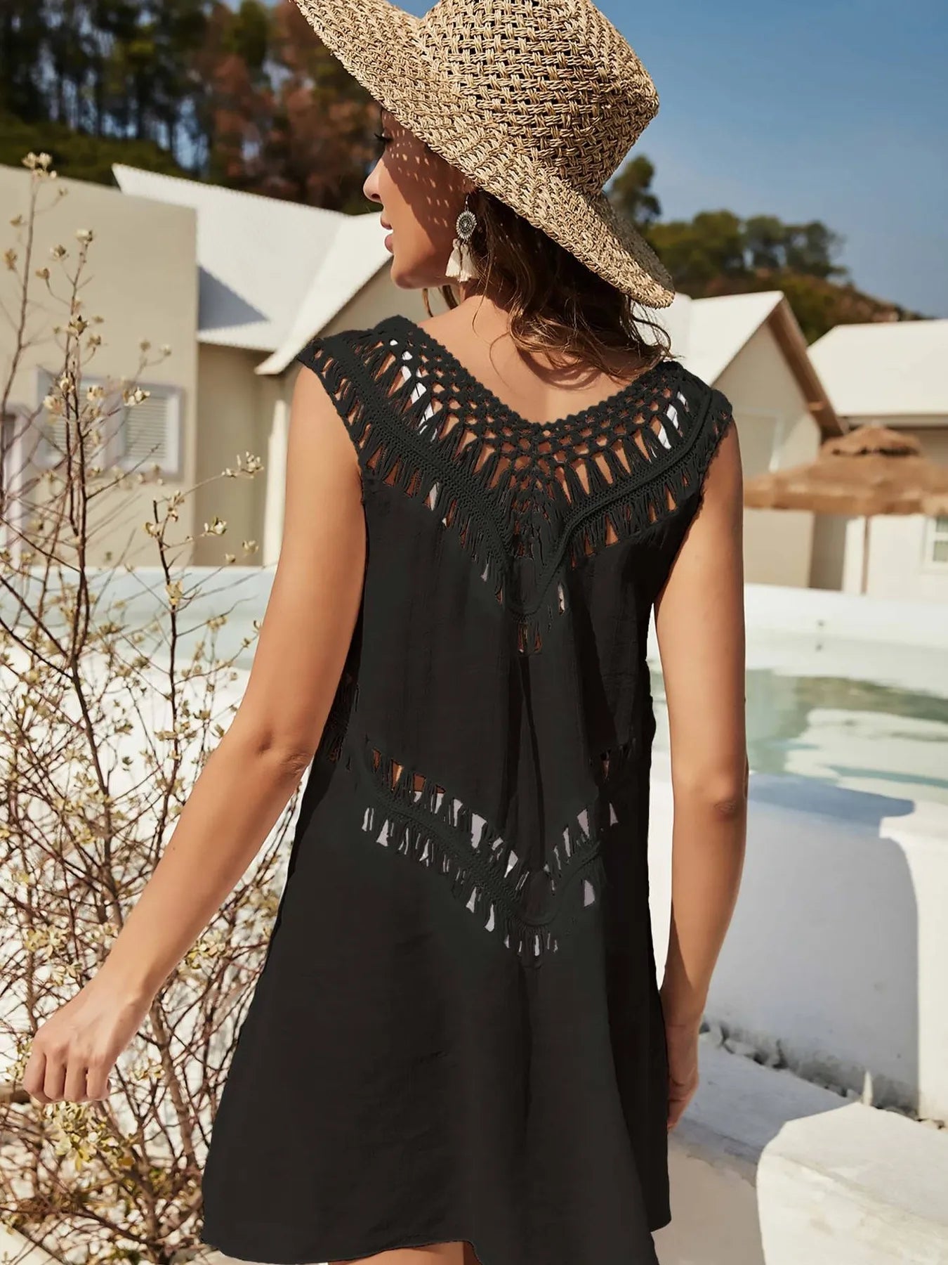 Shore Thing Crochet Cover-Up Dress