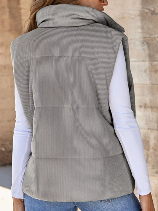 Vintage Corduroy Vest - Back View