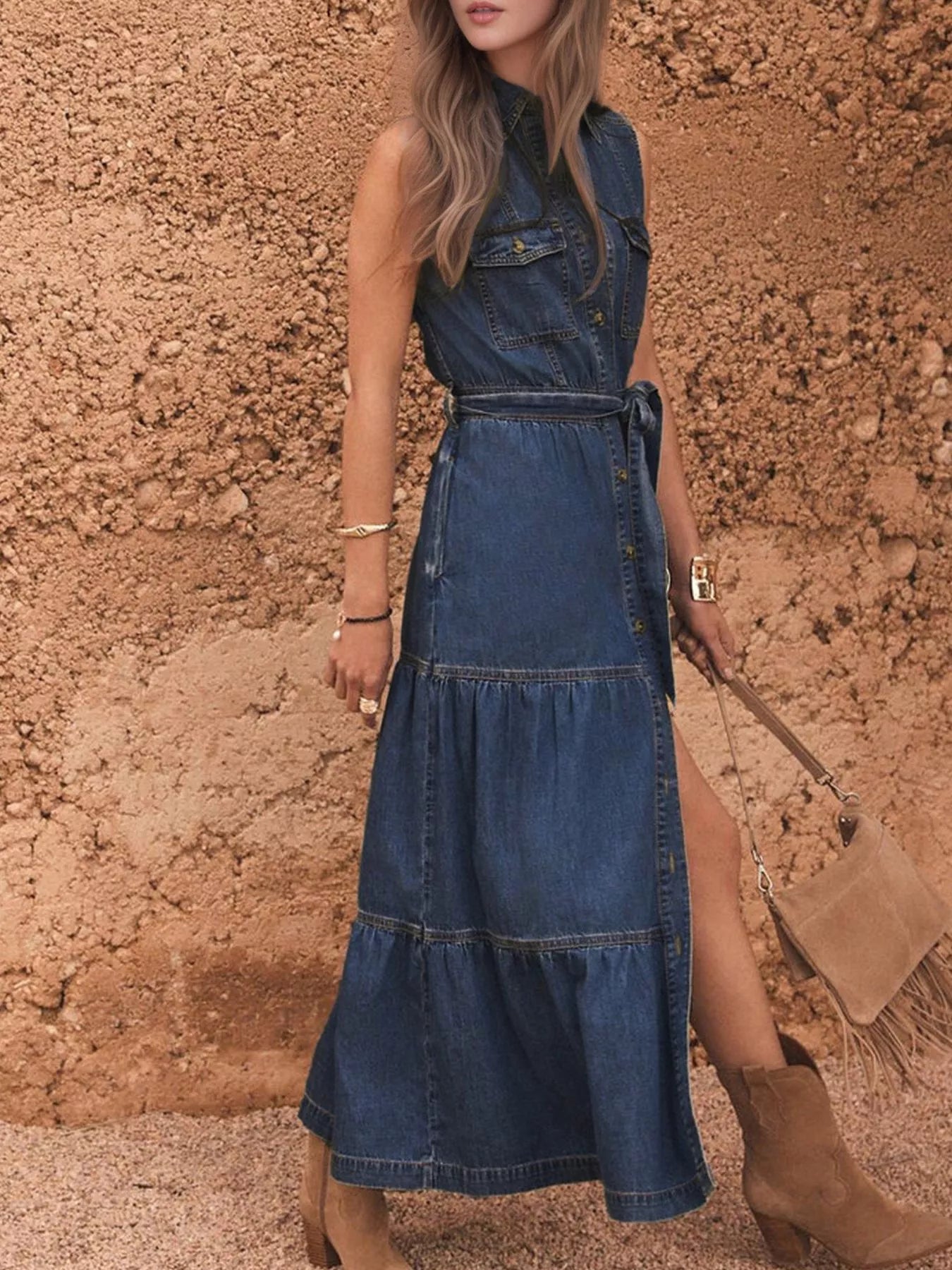 Indigo Maxi Dress