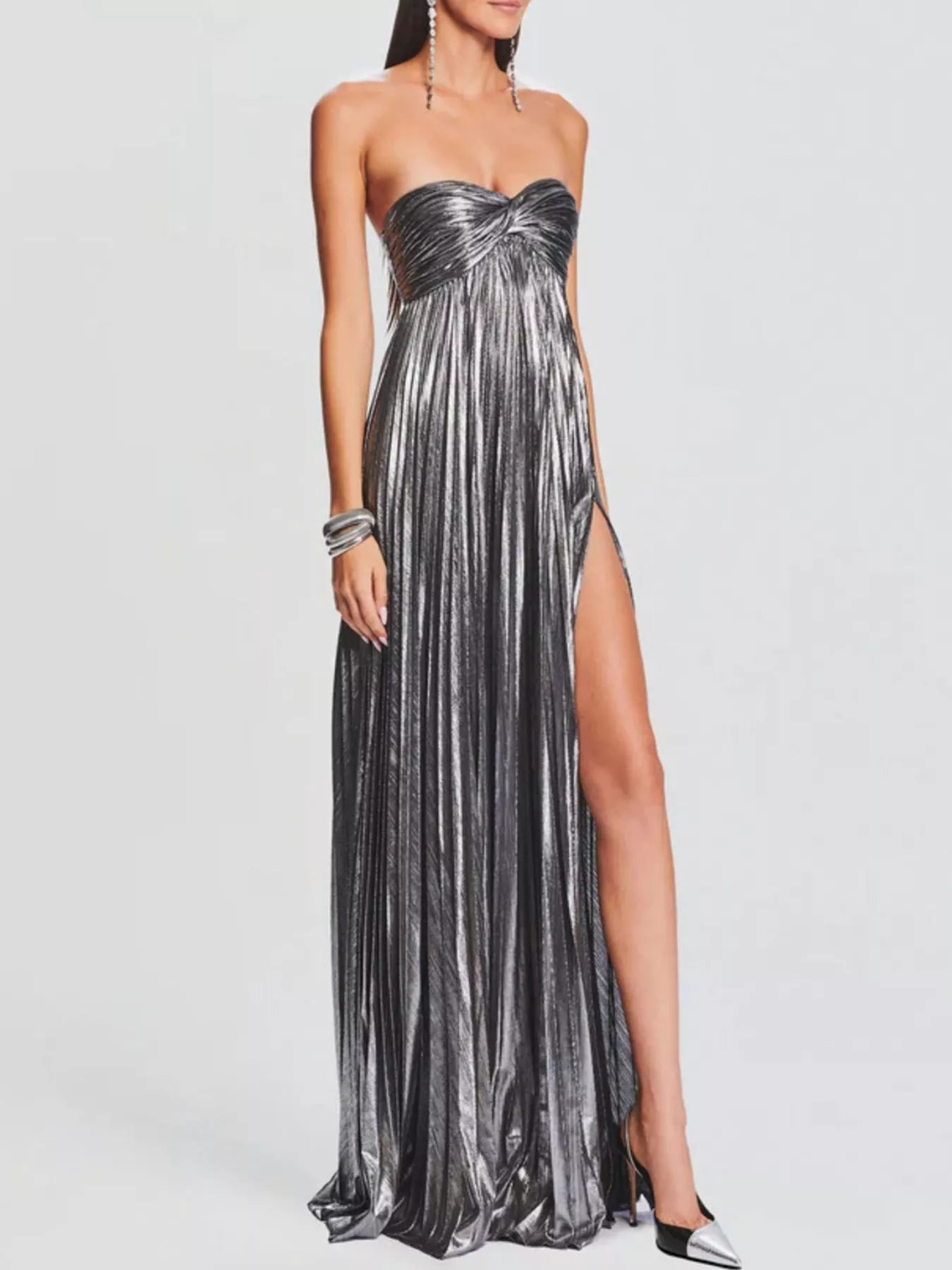 Sweetheart Neck Maxi Dress