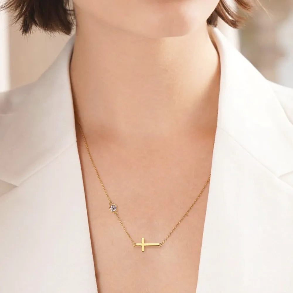 Simply Sacred Cross Necklace