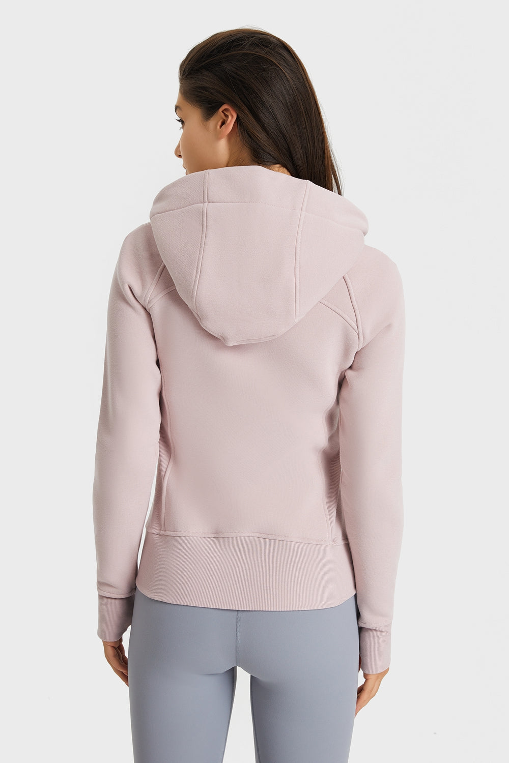 Athletic Hooded Zip Up Jacket