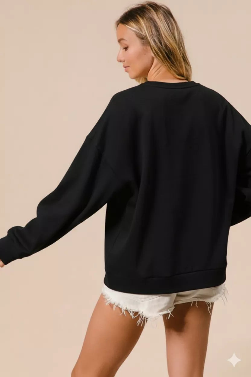 MERRY Fleece Sweatshirt