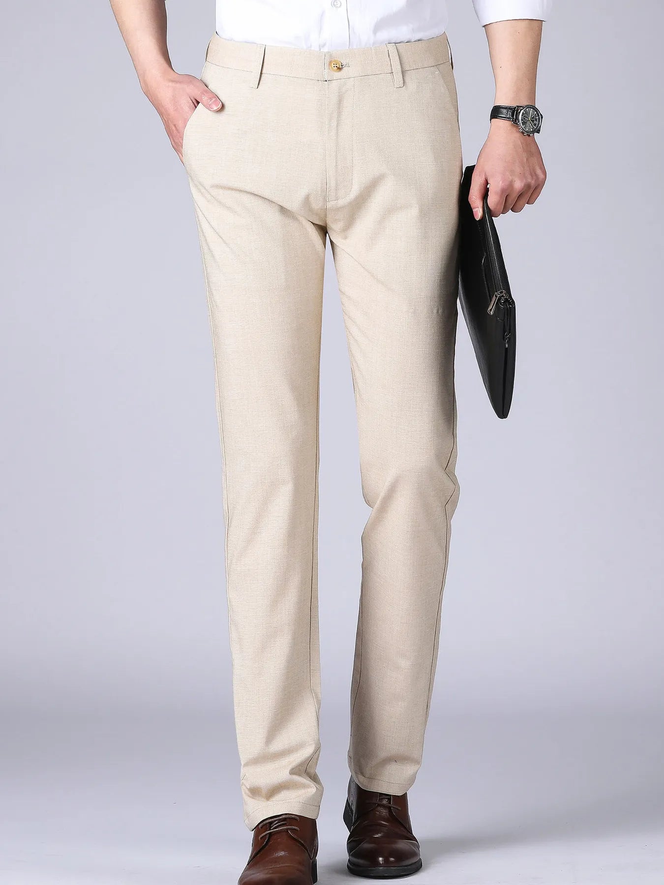 Men's Modern Straight Leg Pants