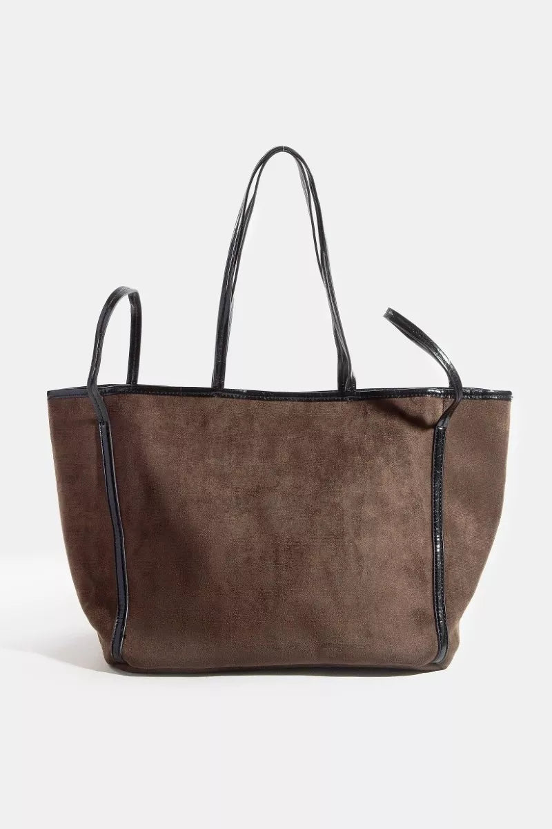 Slouchy Suede Tote Bag