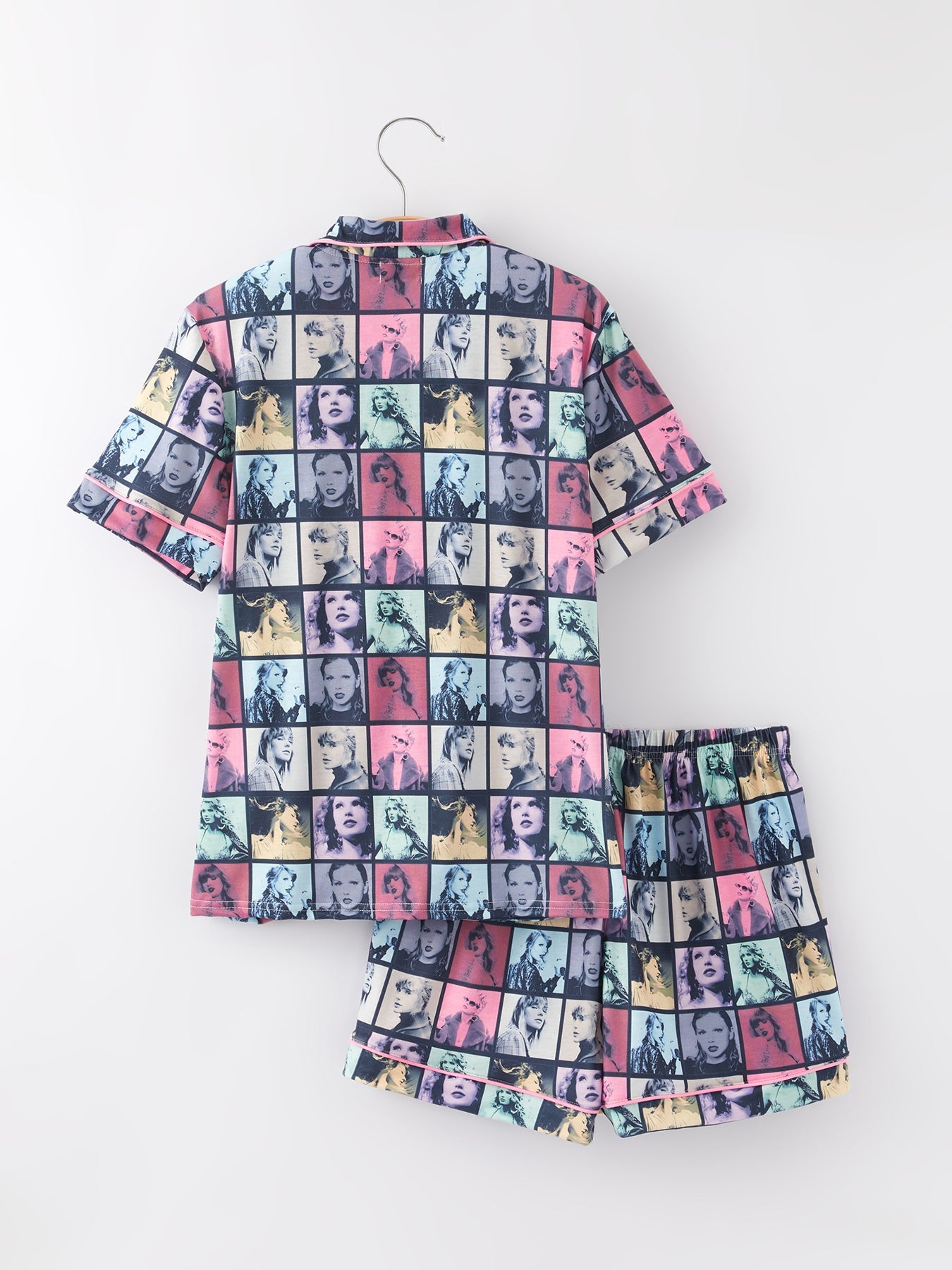 Mommy & Me TS Printed Adult Plaid Pajamas Set