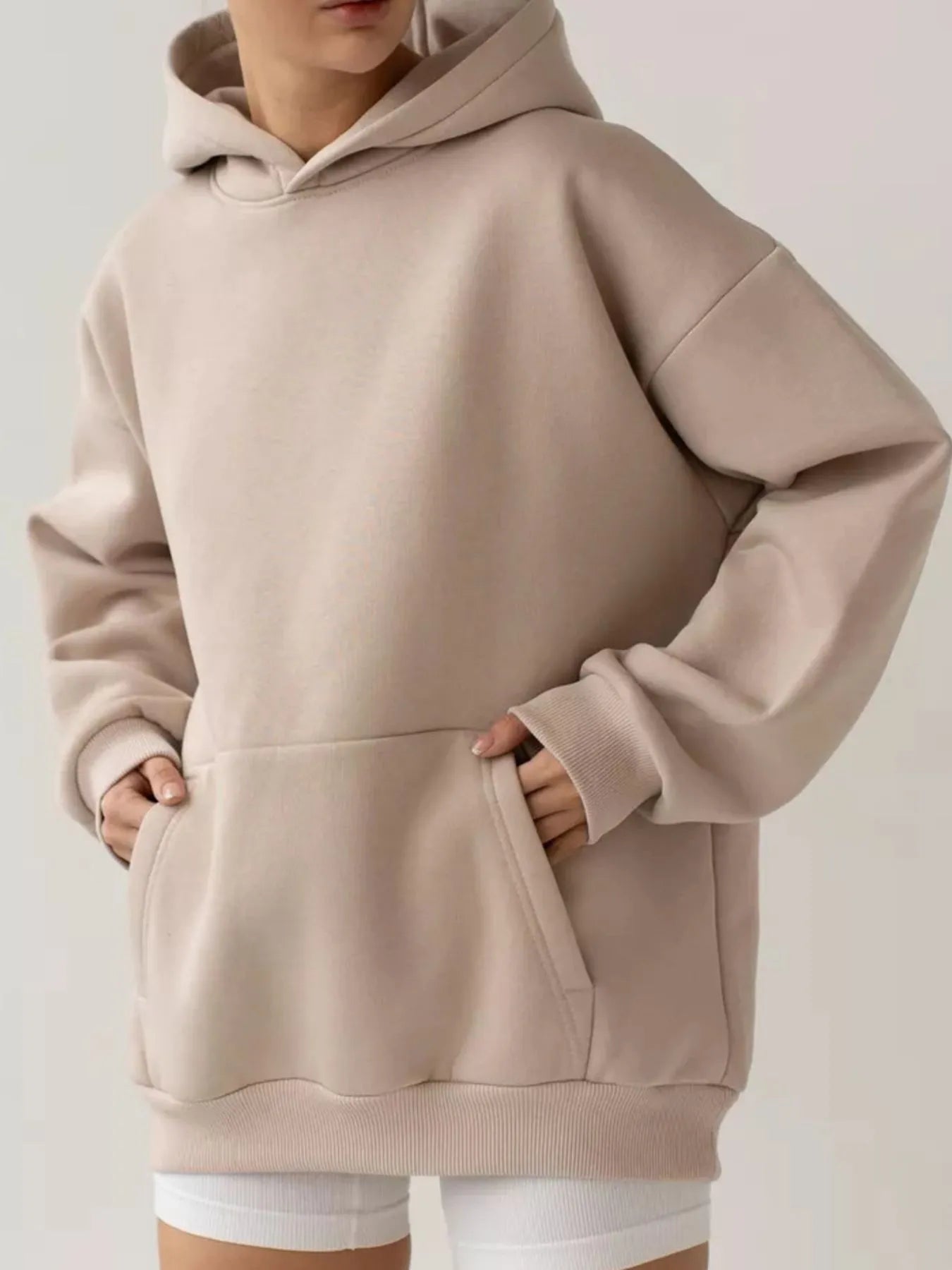 Oversized Kangaroo Pocket Hoodie