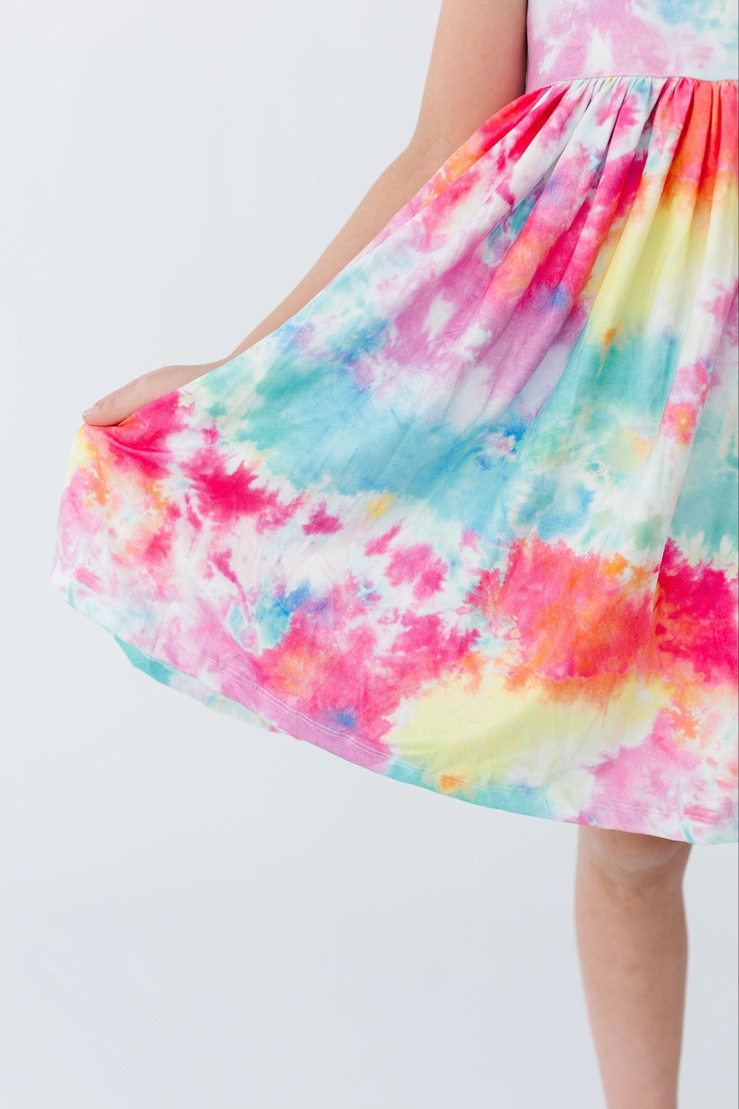 Tie Dye Tank Twirl Dress
