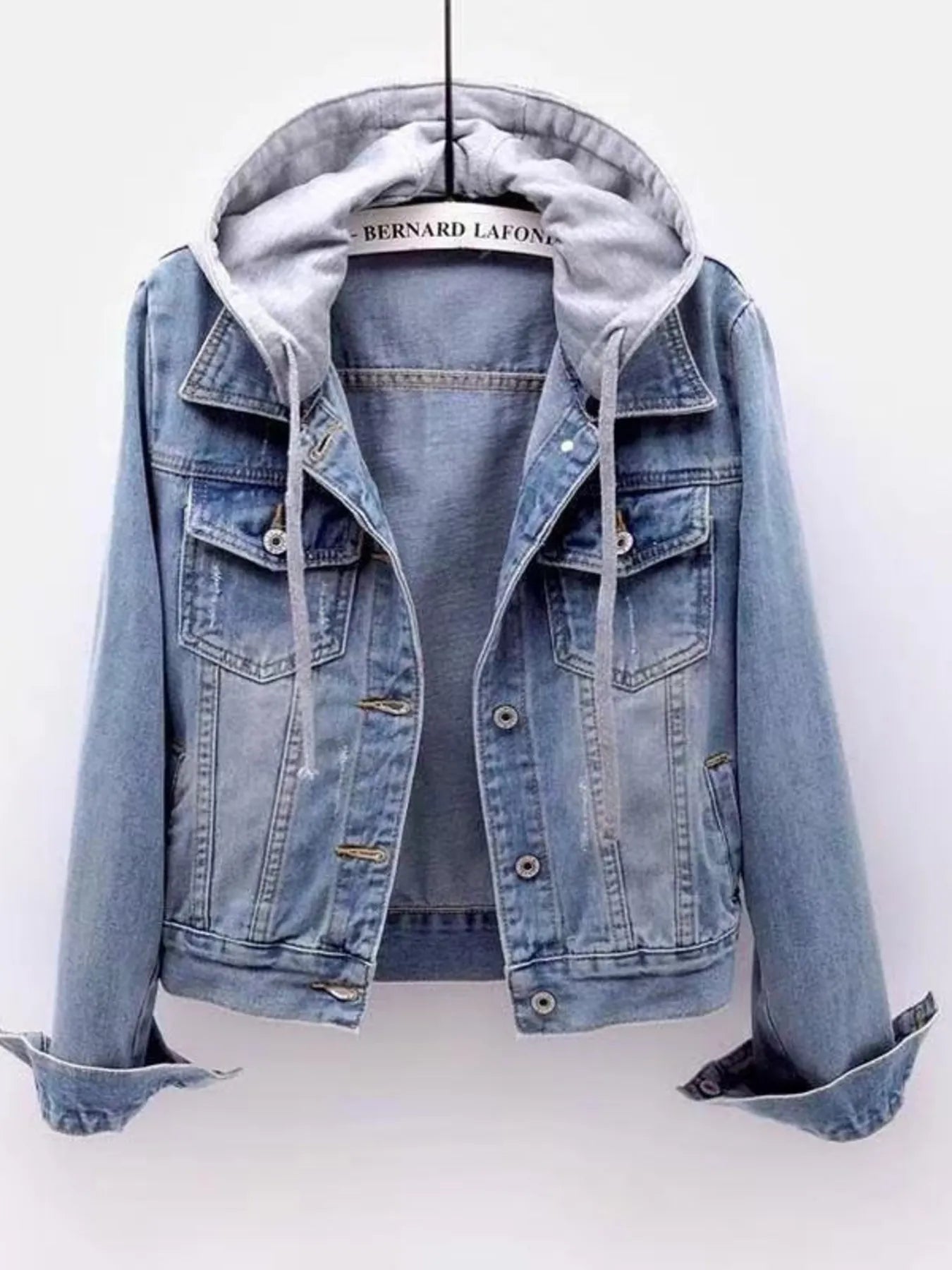 Hooded Denim Jacket