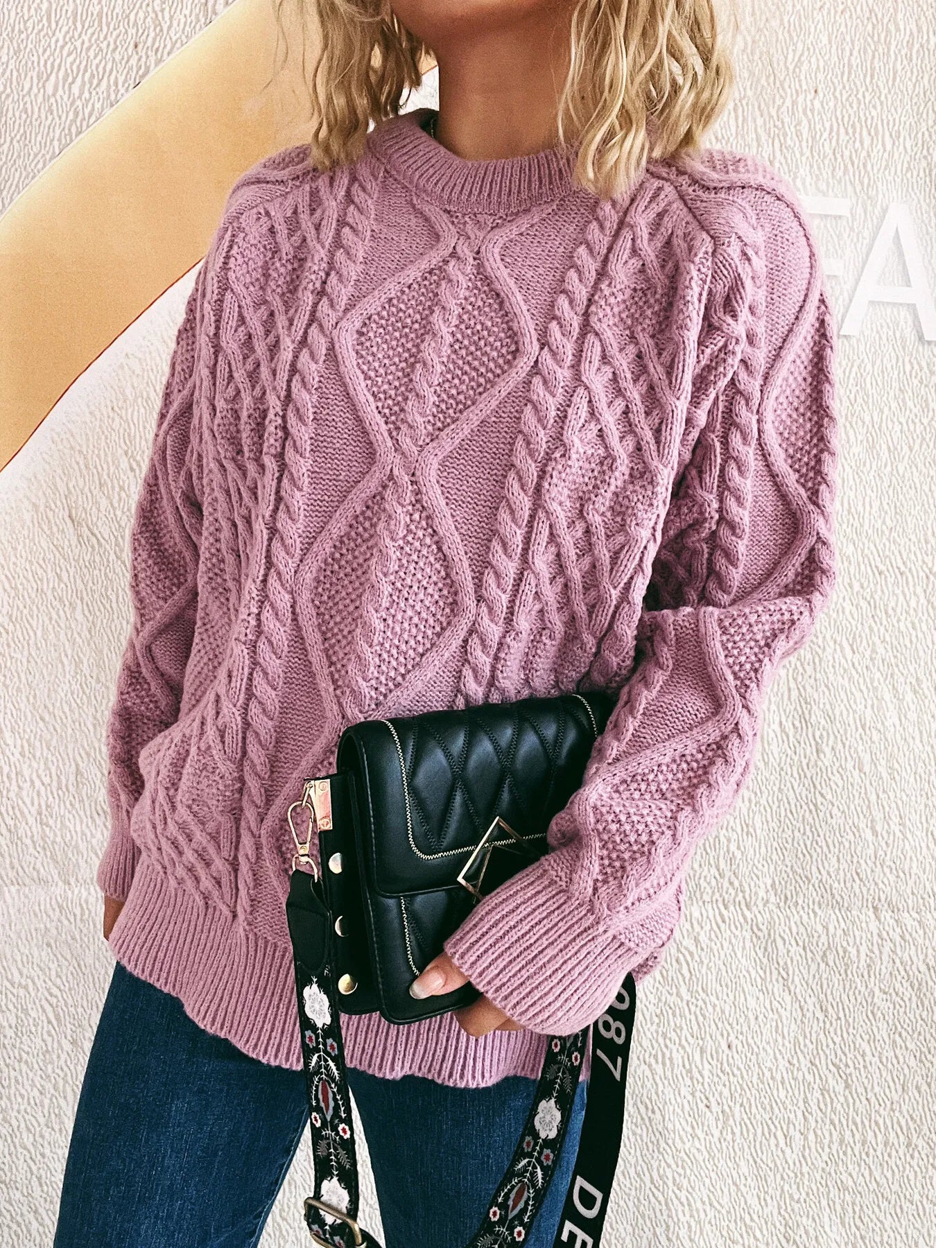 Chunky Cable Knit Sweater