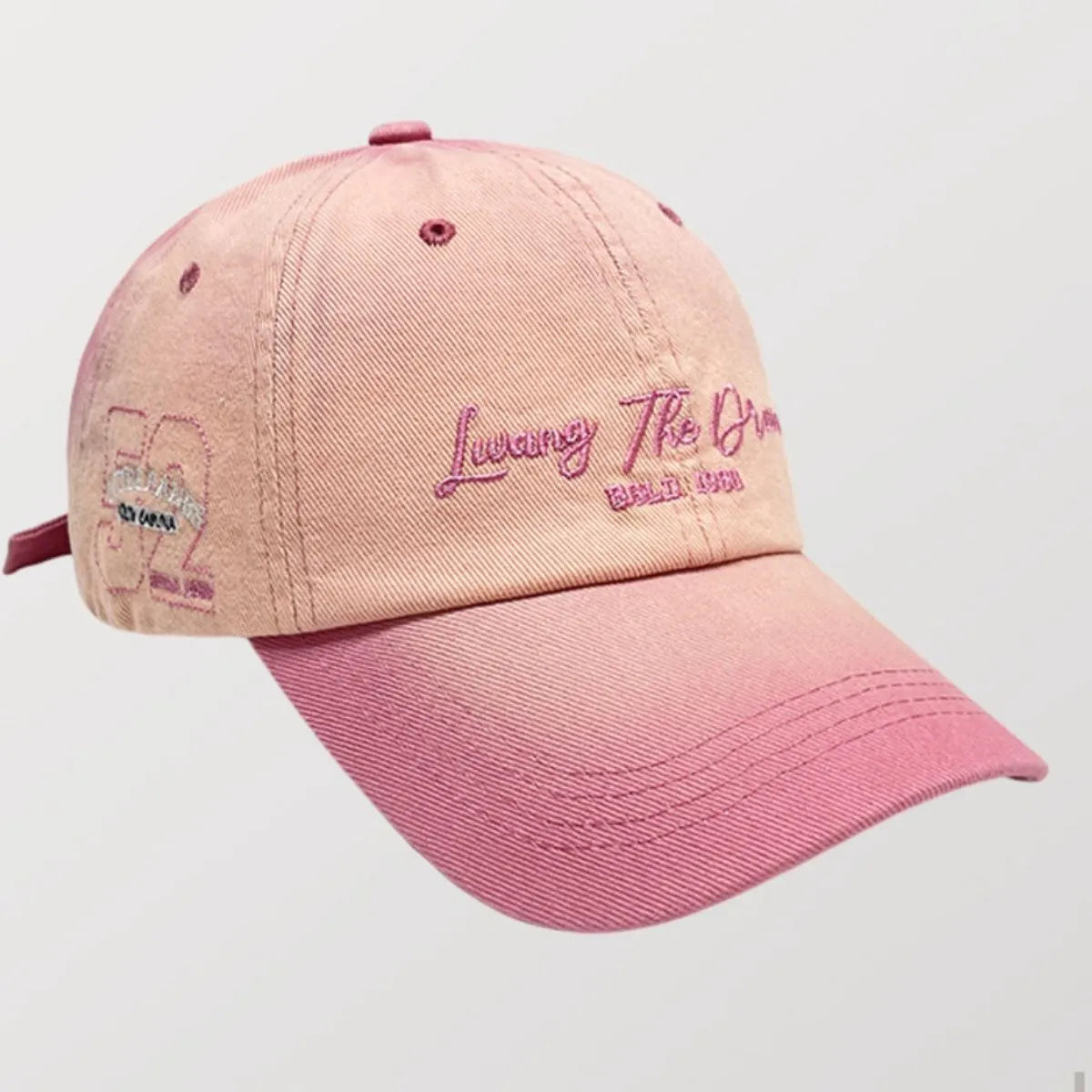 Living the Dream Gradient Denim Baseball Cap