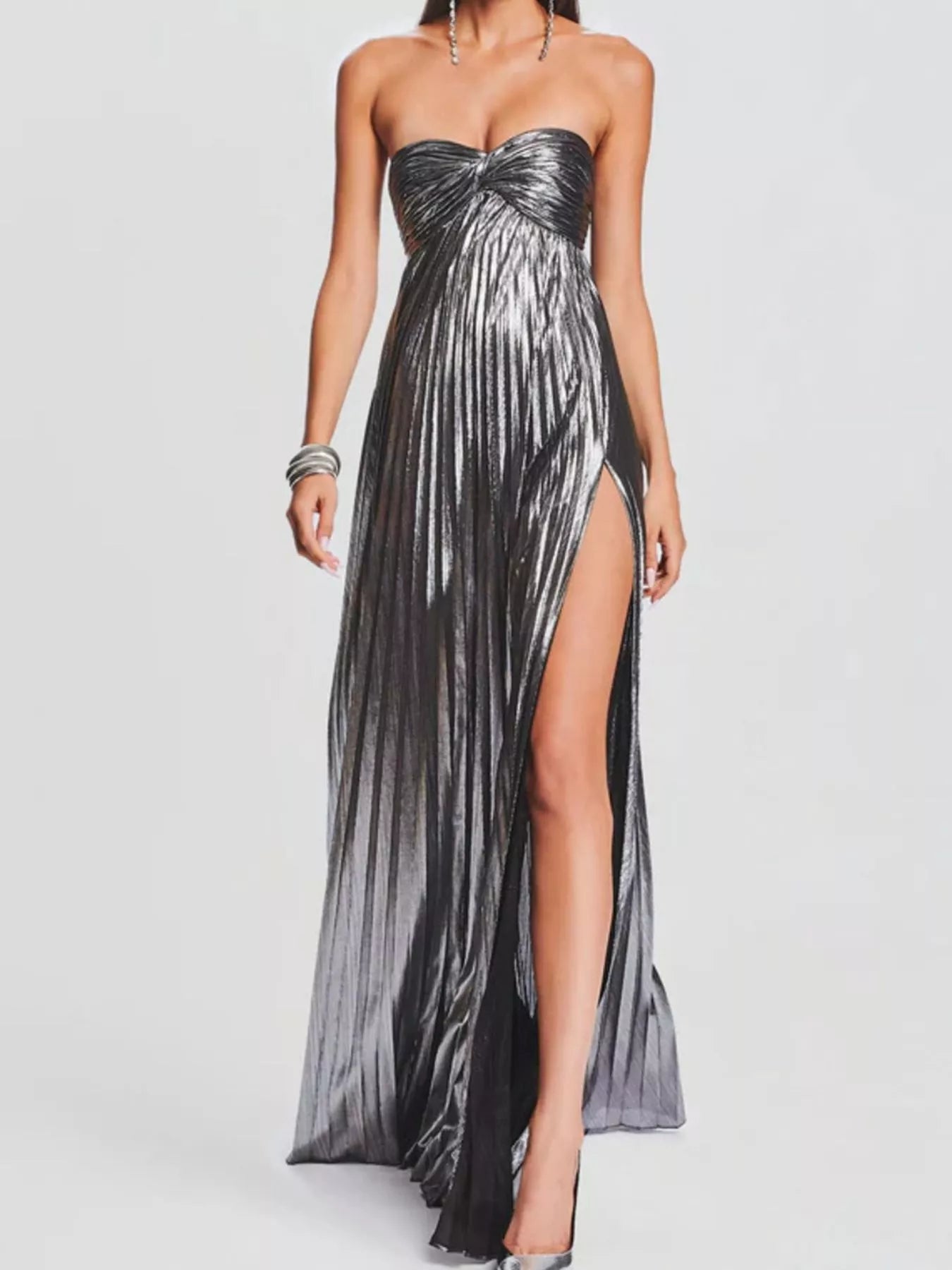 Sweetheart Neck Maxi Dress