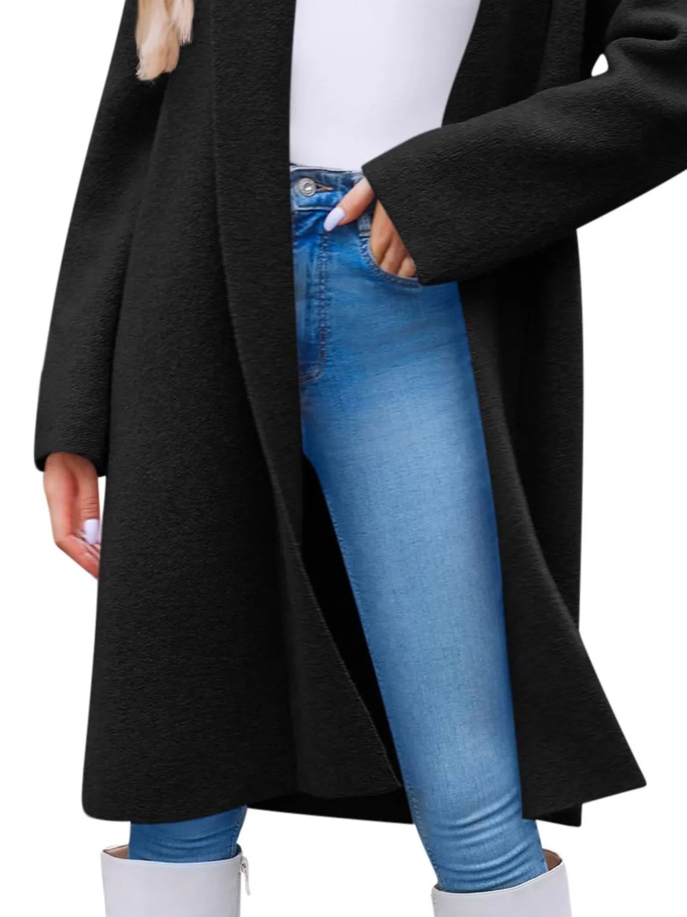 Open Front Longline Cardi-Coat