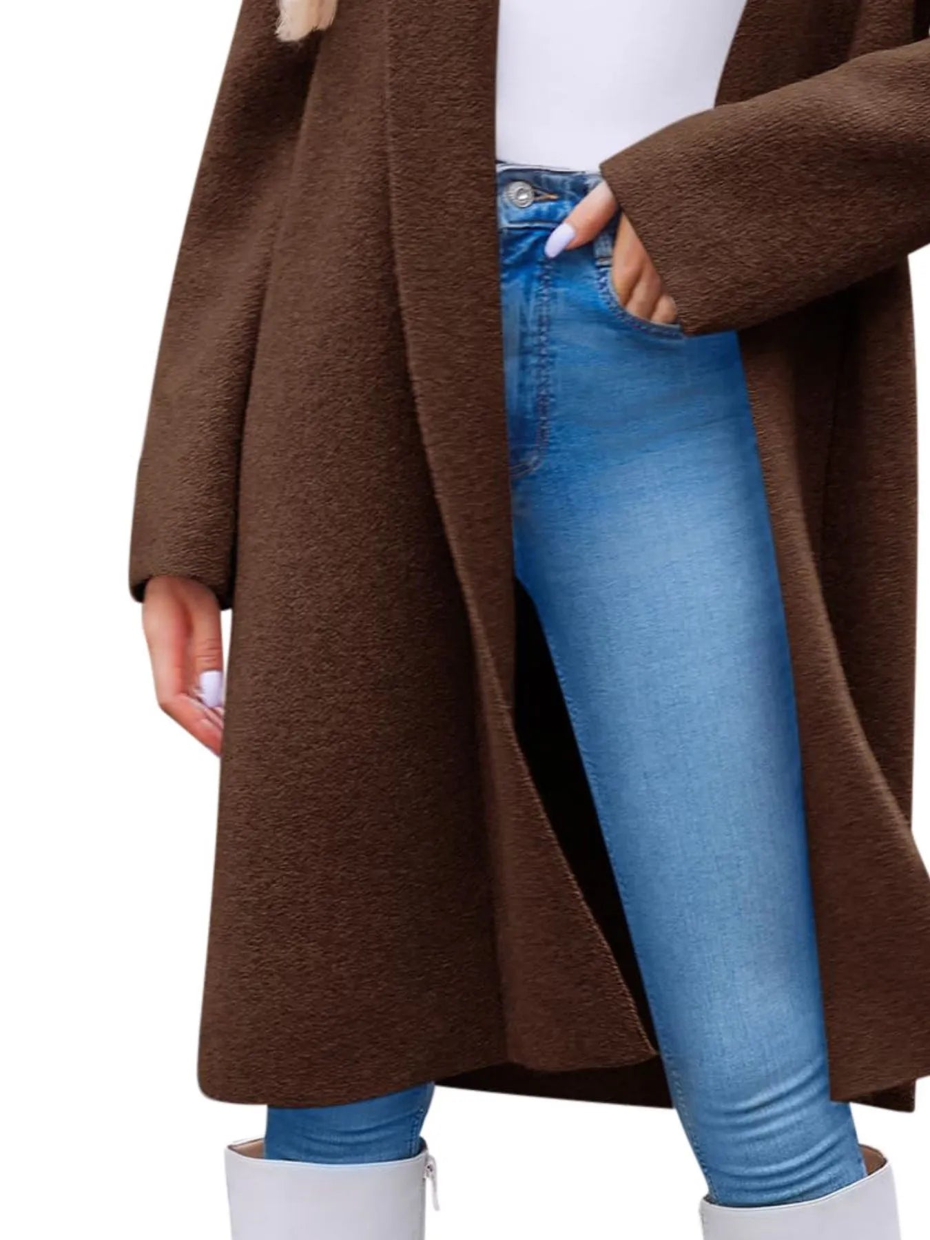 Open Front Longline Cardi-Coat