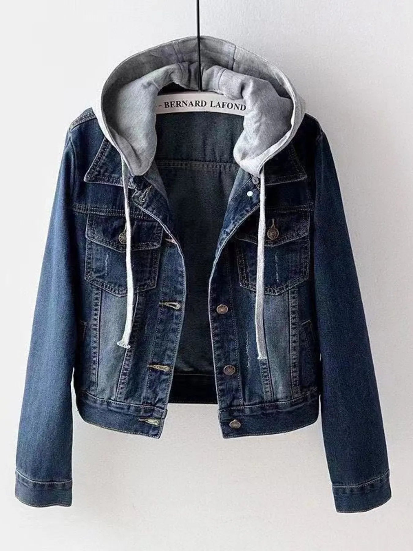 Hooded Denim Jacket