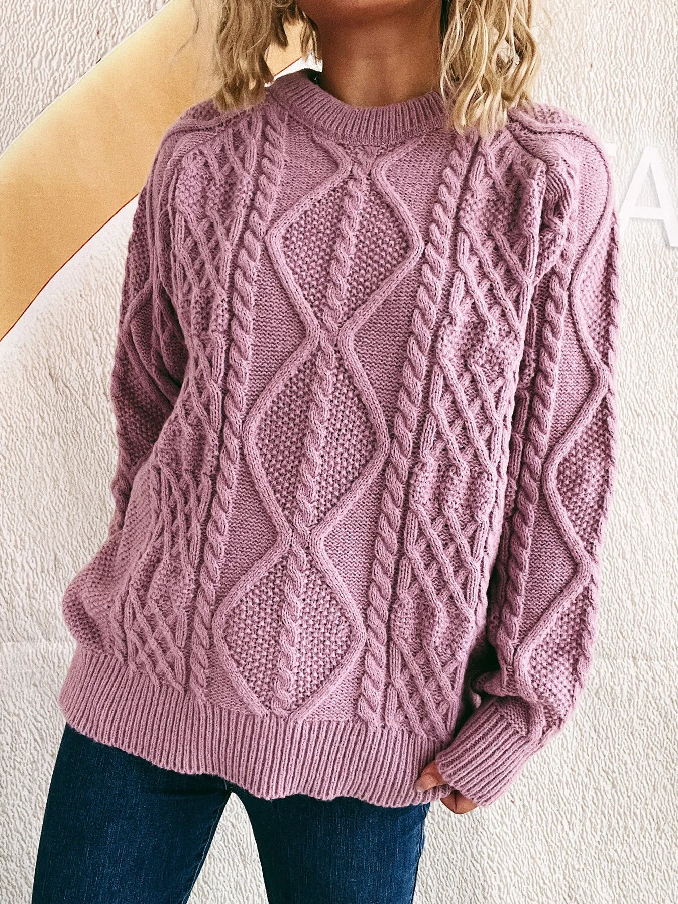 Chunky Cable Knit Sweater