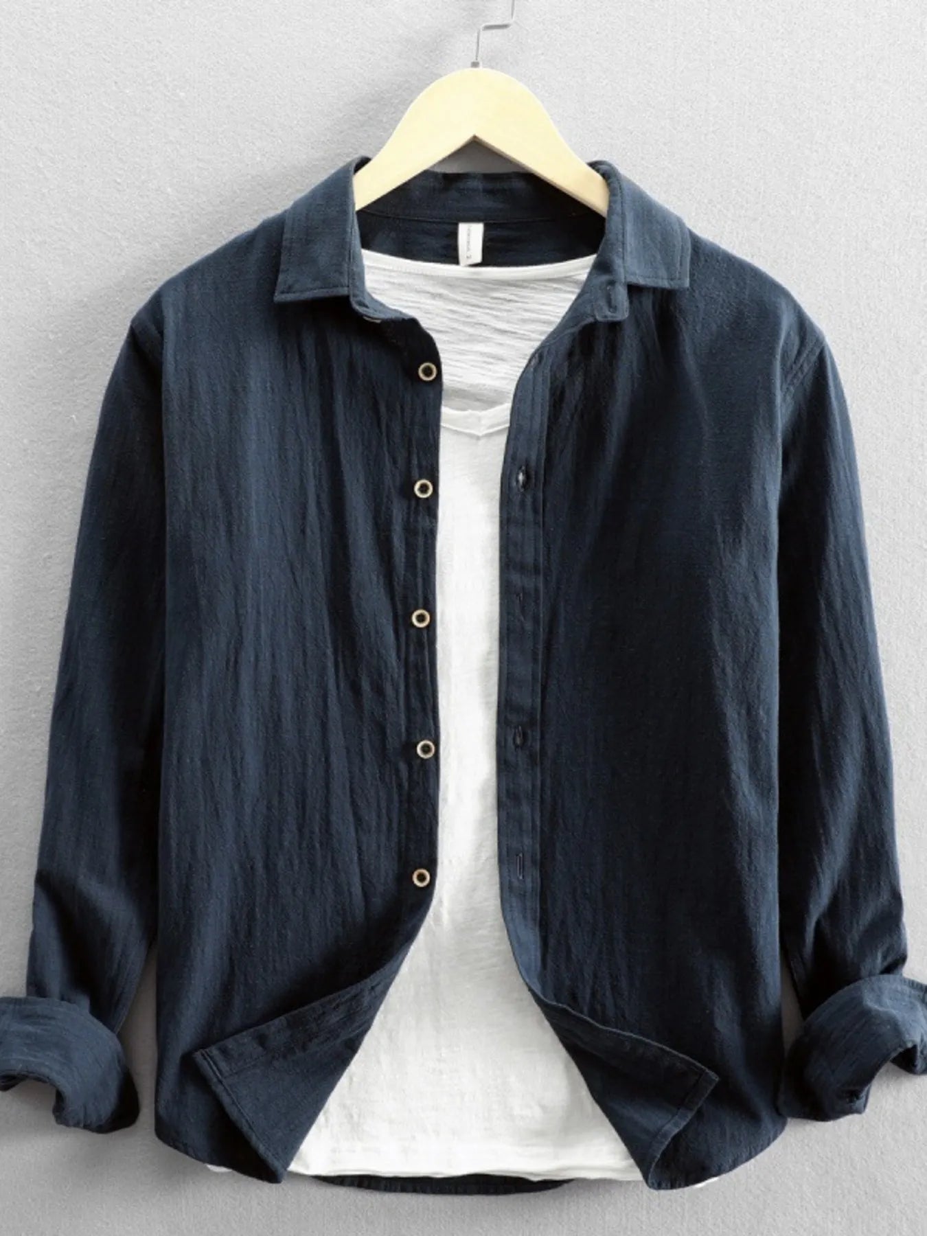 Men's Button-Up Long Sleeve Shirt