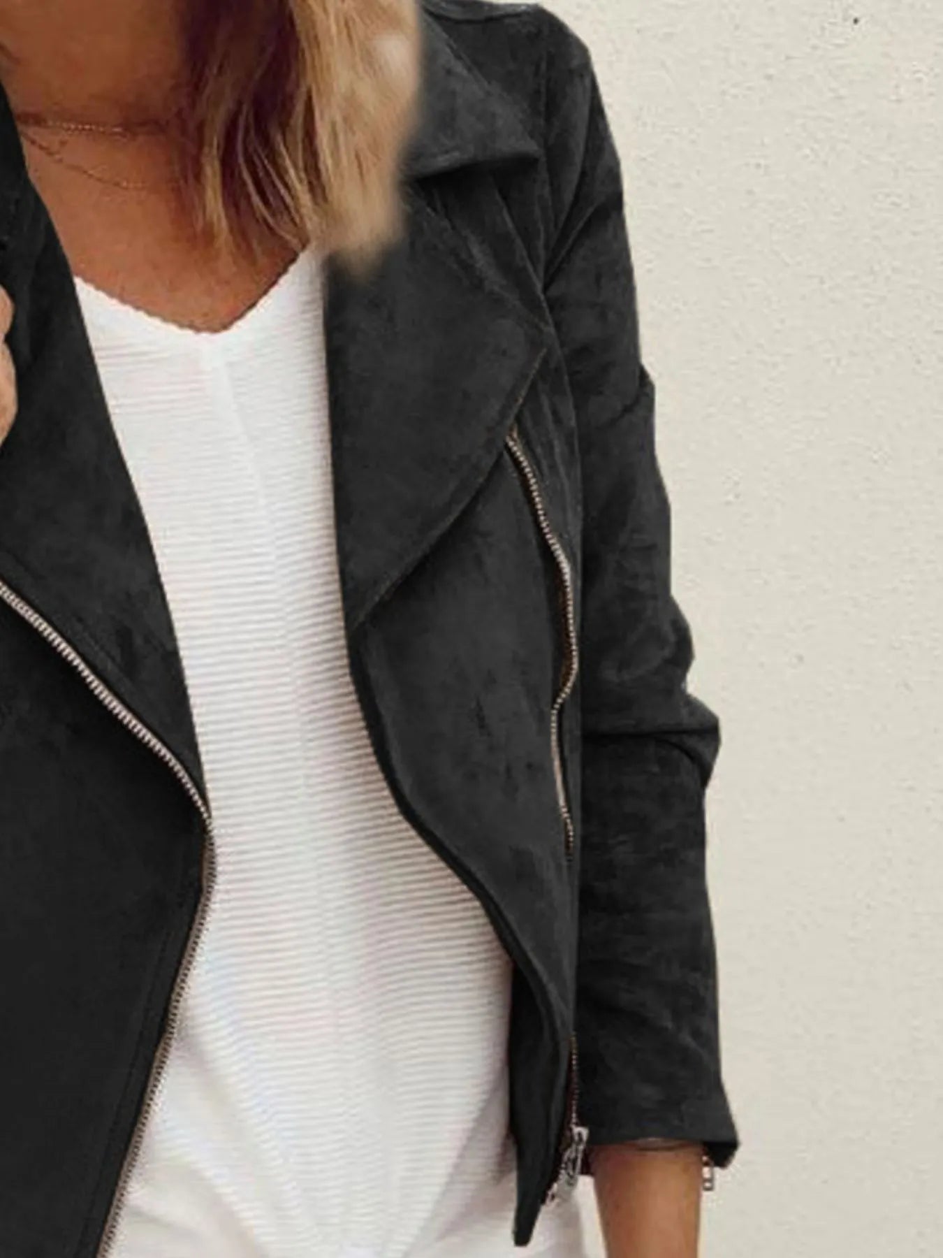 Cassidy Cropped Moto Jacket