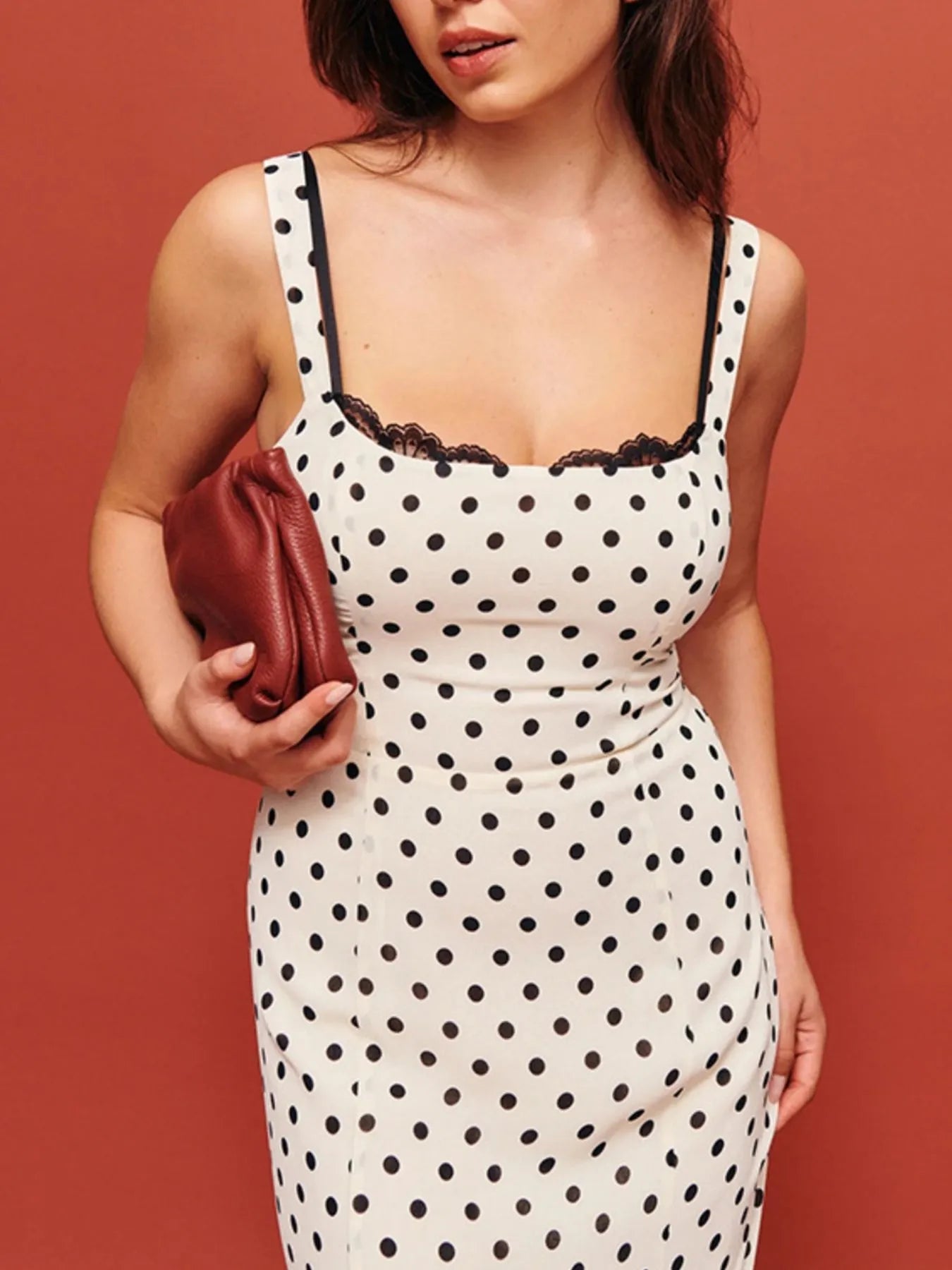Polka Dot Sweetheart Maxi Dress