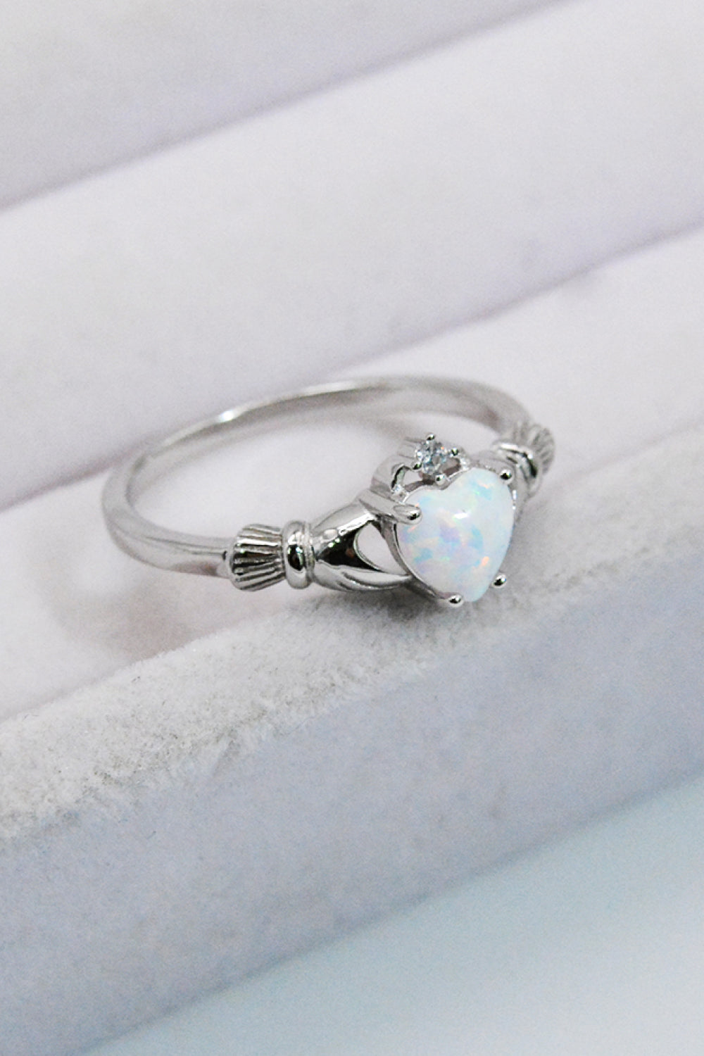 Heart-Shaped Opal Ring