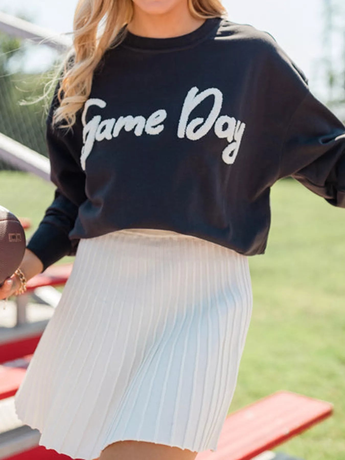 Chenille Game Day Sweatshirt