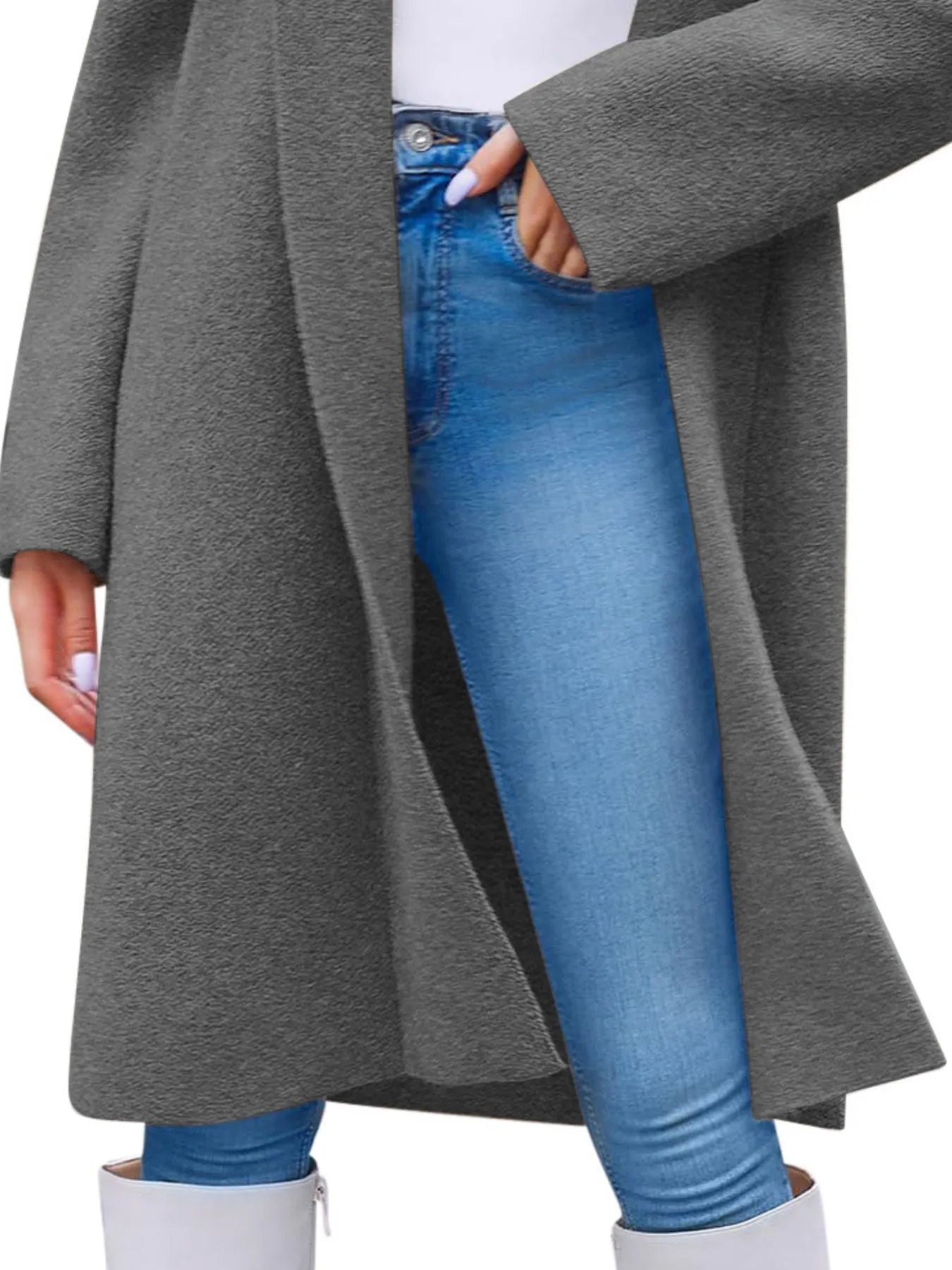 Open Front Longline Cardi-Coat