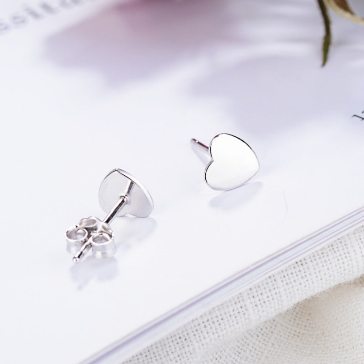 Heart Stud Earrings