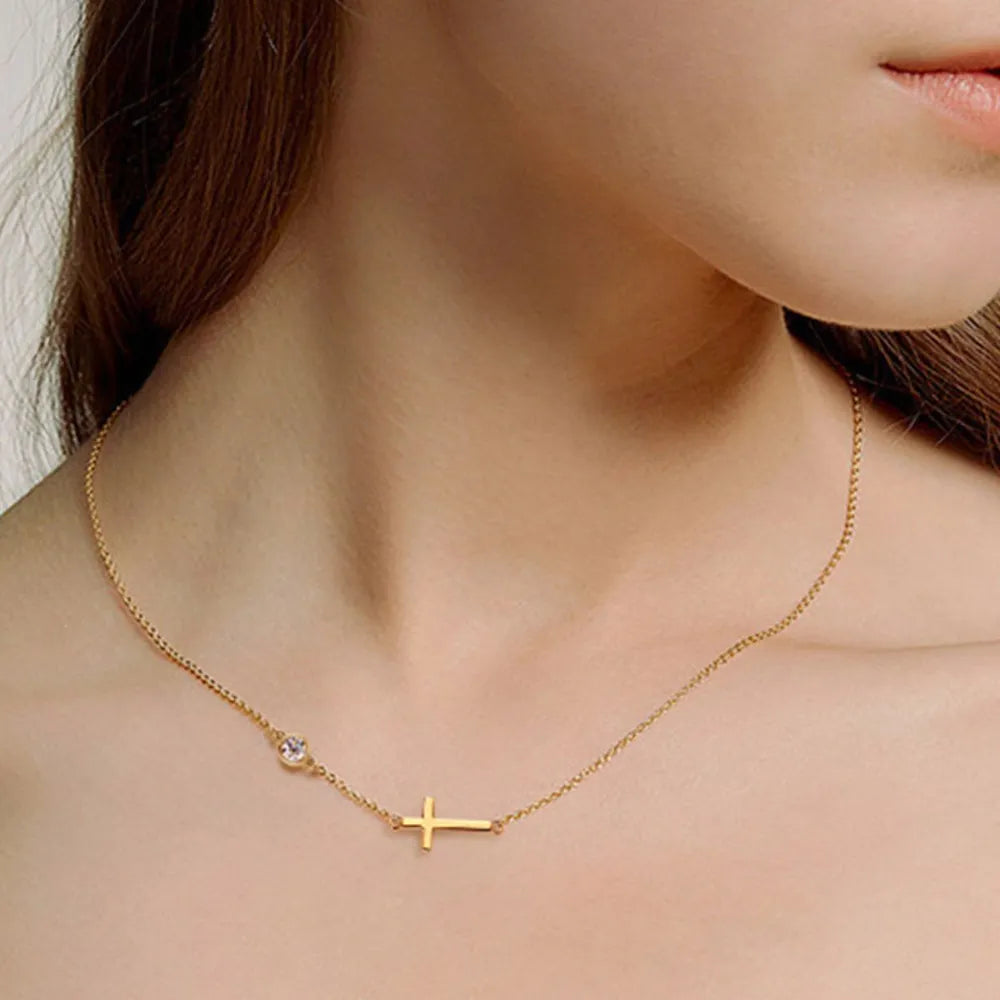 Simply Sacred Cross Necklace