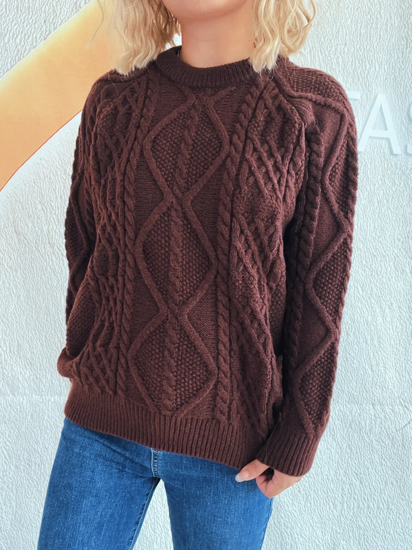 Chunky Cable Knit Sweater