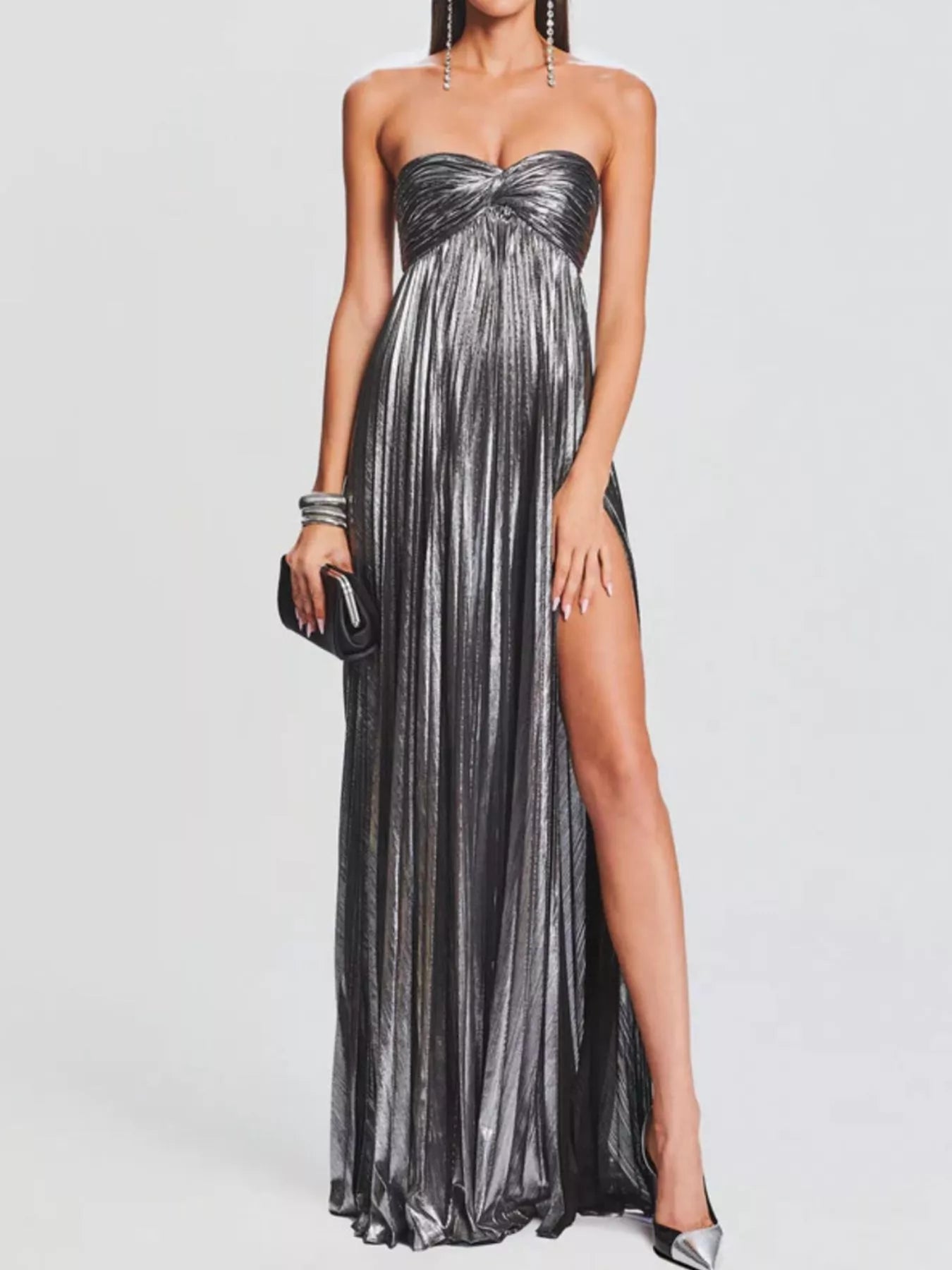 Sweetheart Neck Maxi Dress