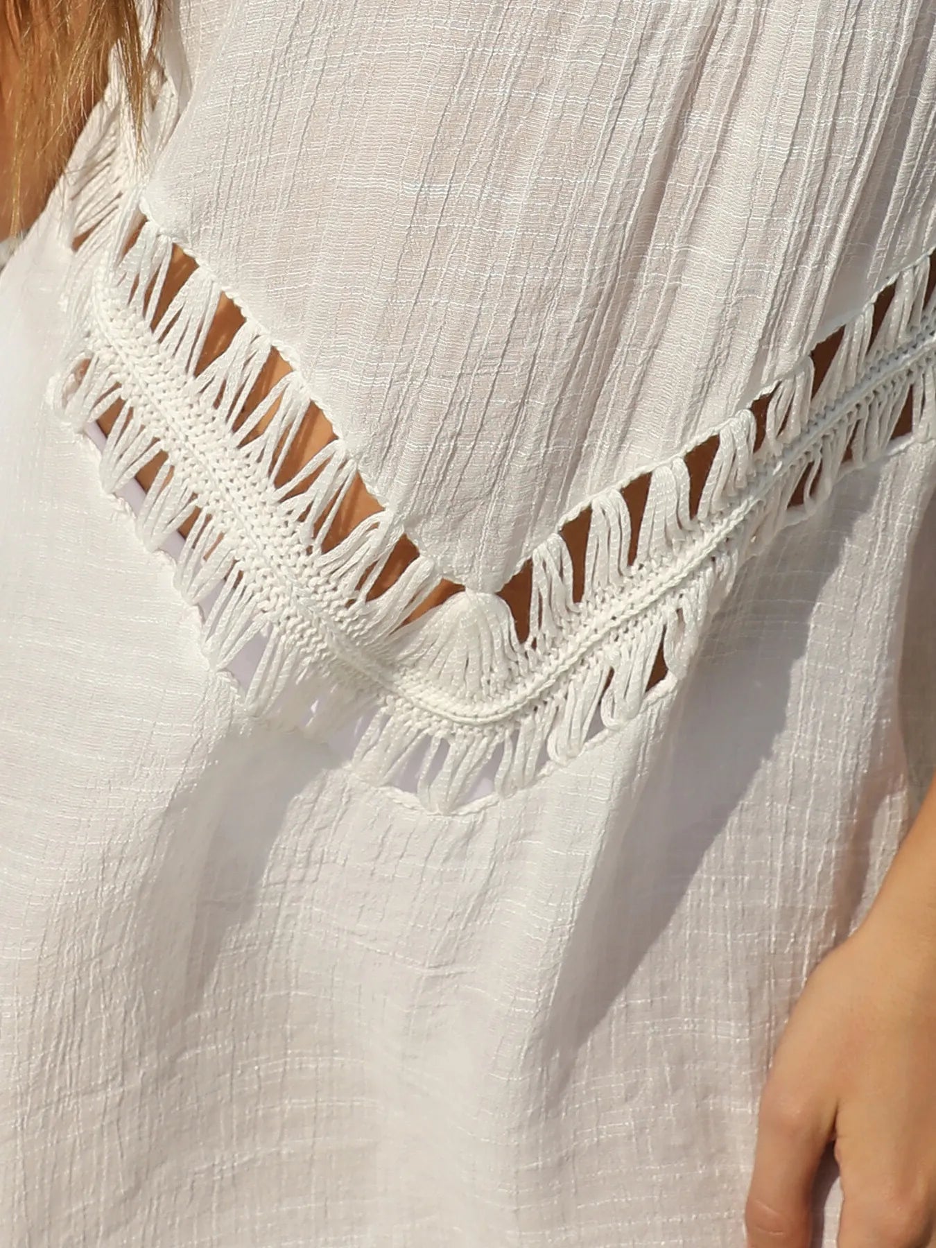 Shore Thing Crochet Cover-Up Dress